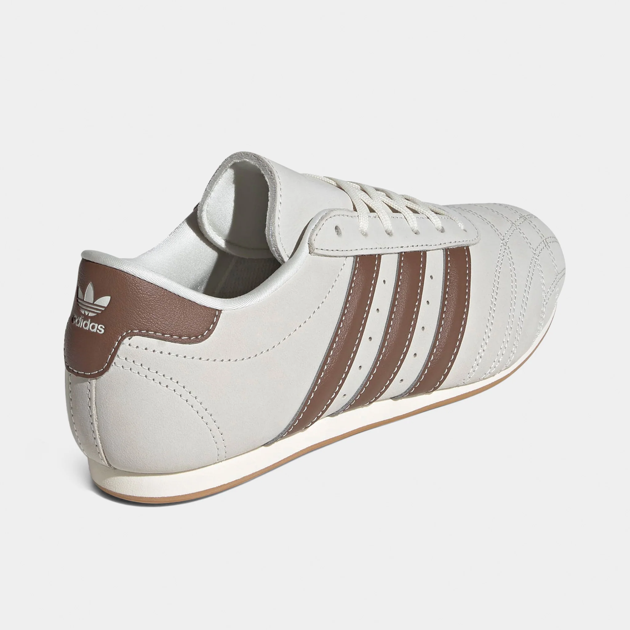 adidas Women's Taekwondo Lace Off White / Preloved Brown - Gum - Image 4