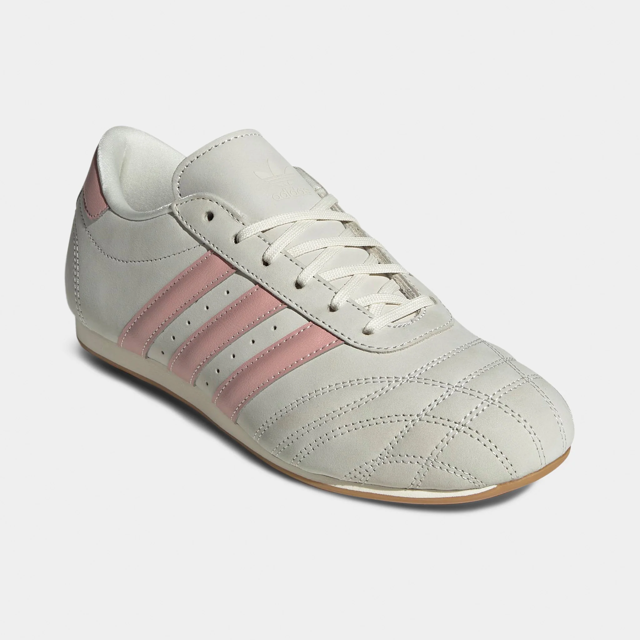 adidas Women's Taekwondo Lace Off White / Wonder Mauve - Gum - Image 2