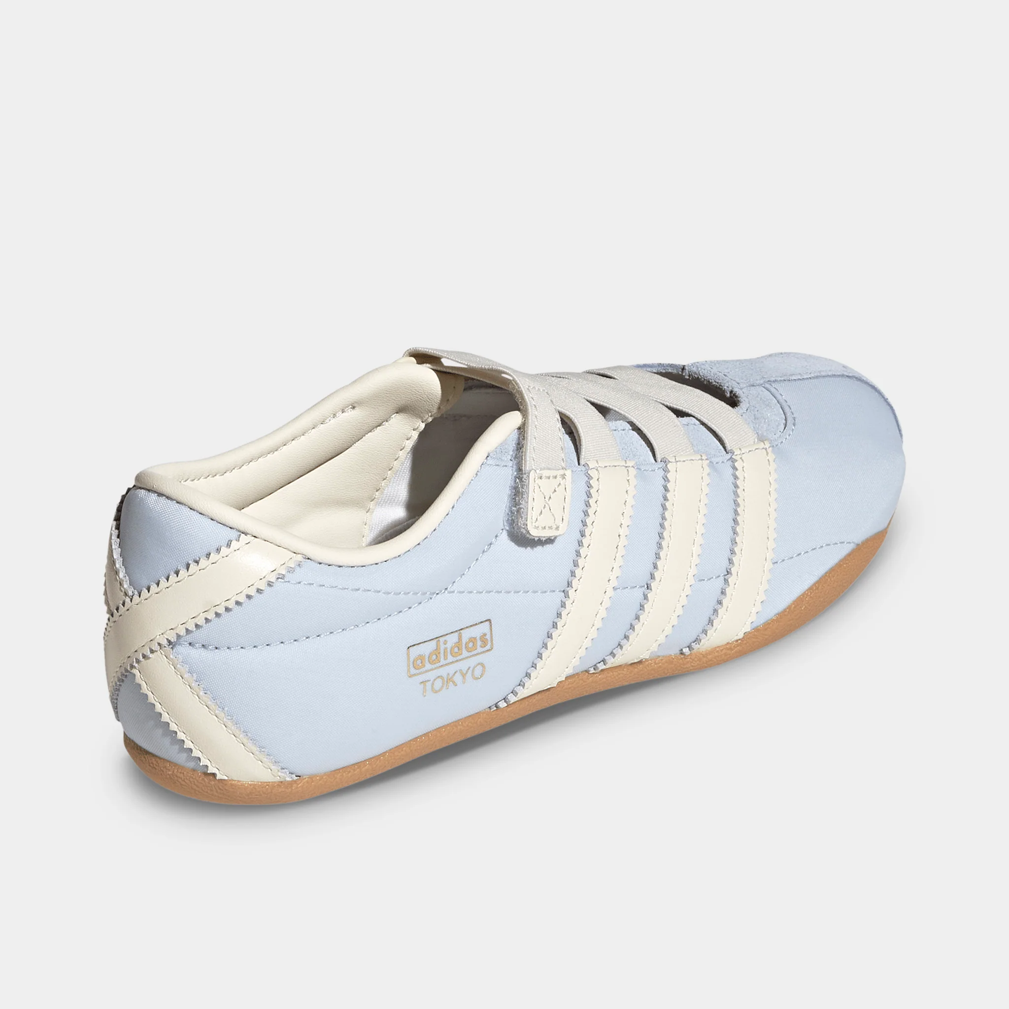 adidas Women's Tokyo Mary Jane Crystal Sky / Cream White - Gold Metallic - Image 4