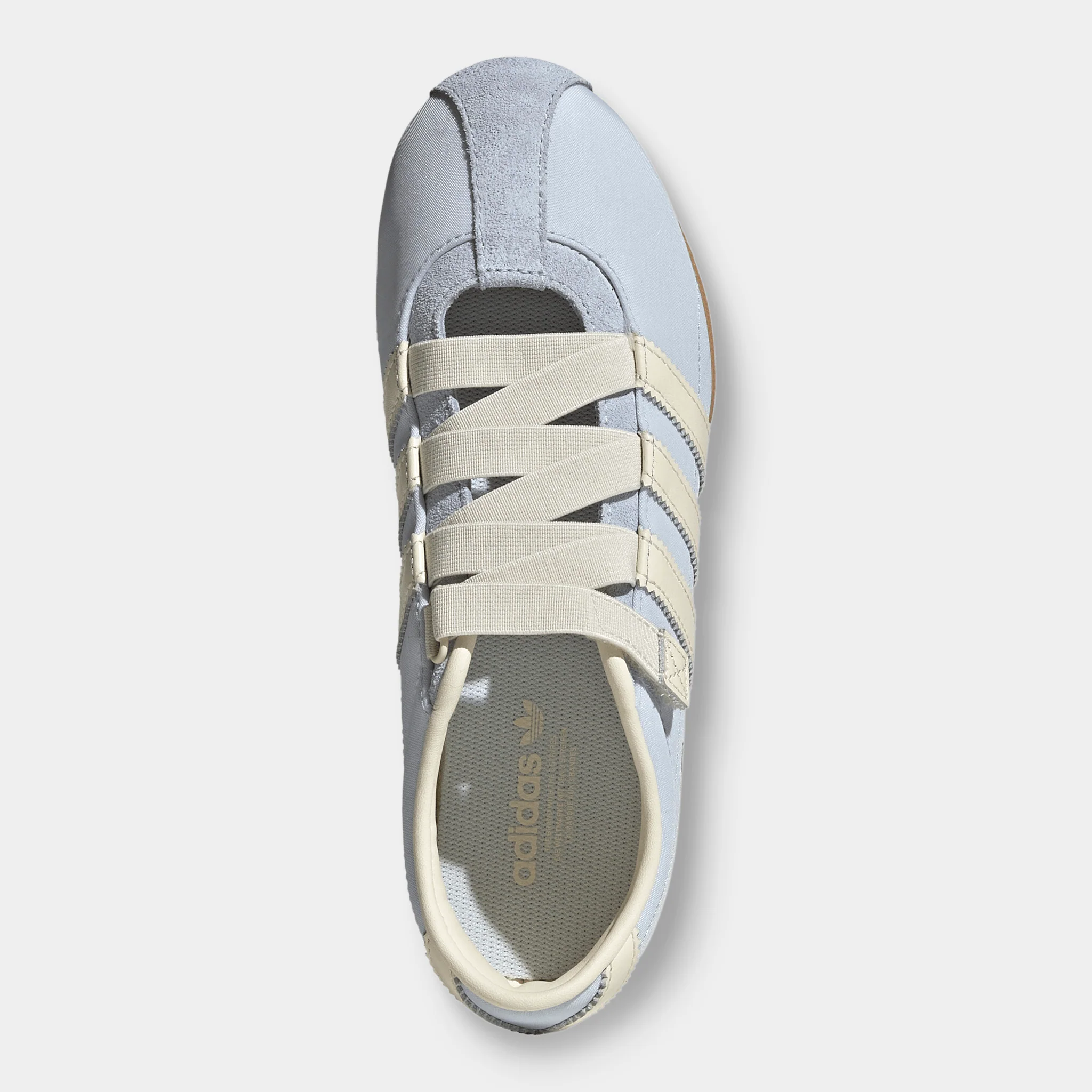 adidas Women's Tokyo Mary Jane Crystal Sky / Cream White - Gold Metallic - Image 5