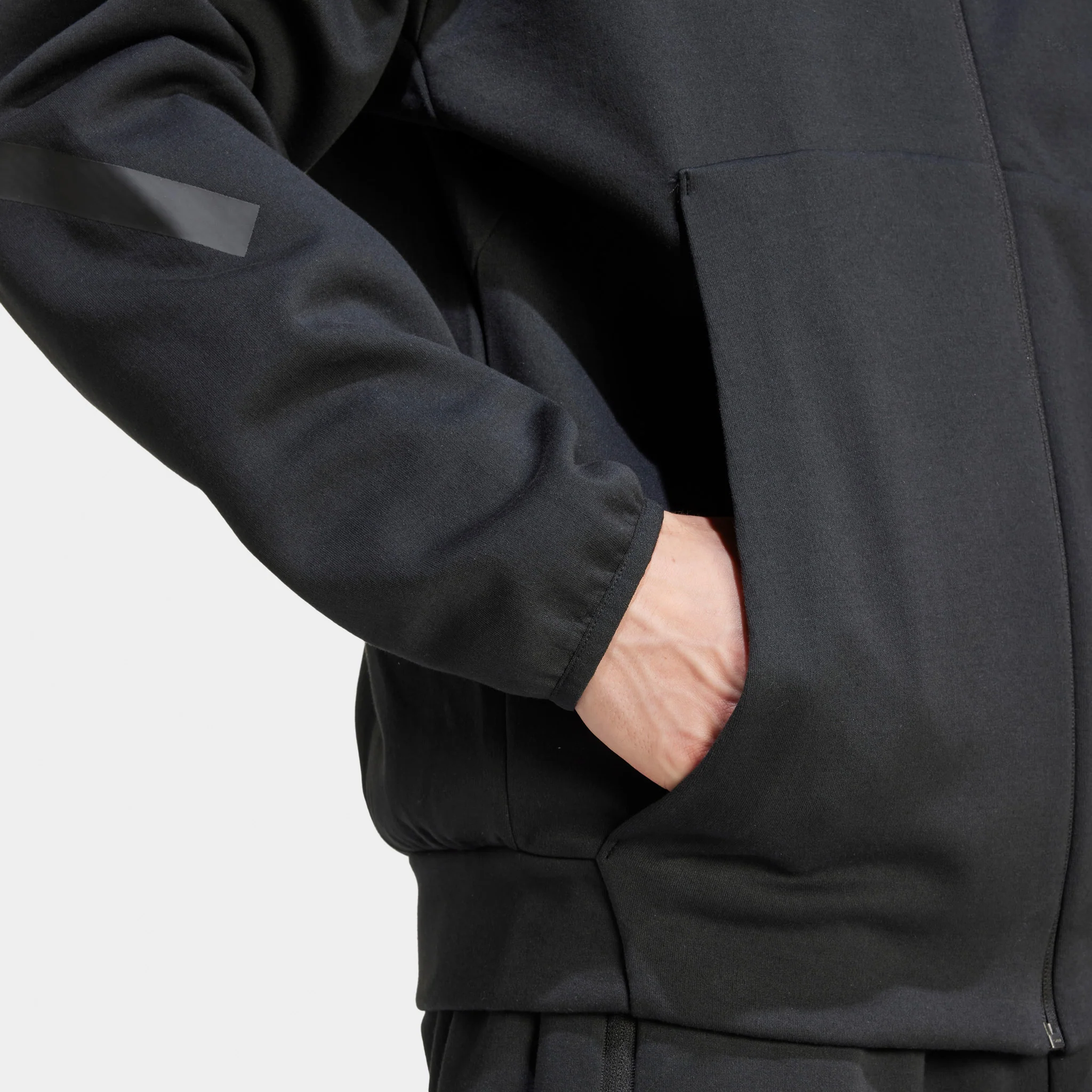 adidas Z.N.E. Full-Zip Hoodie / Black - Image 4