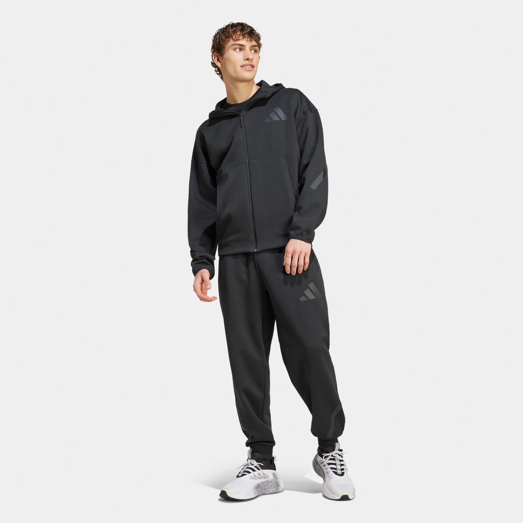 adidas Z.N.E. Full-Zip Hoodie / Black - Image 6