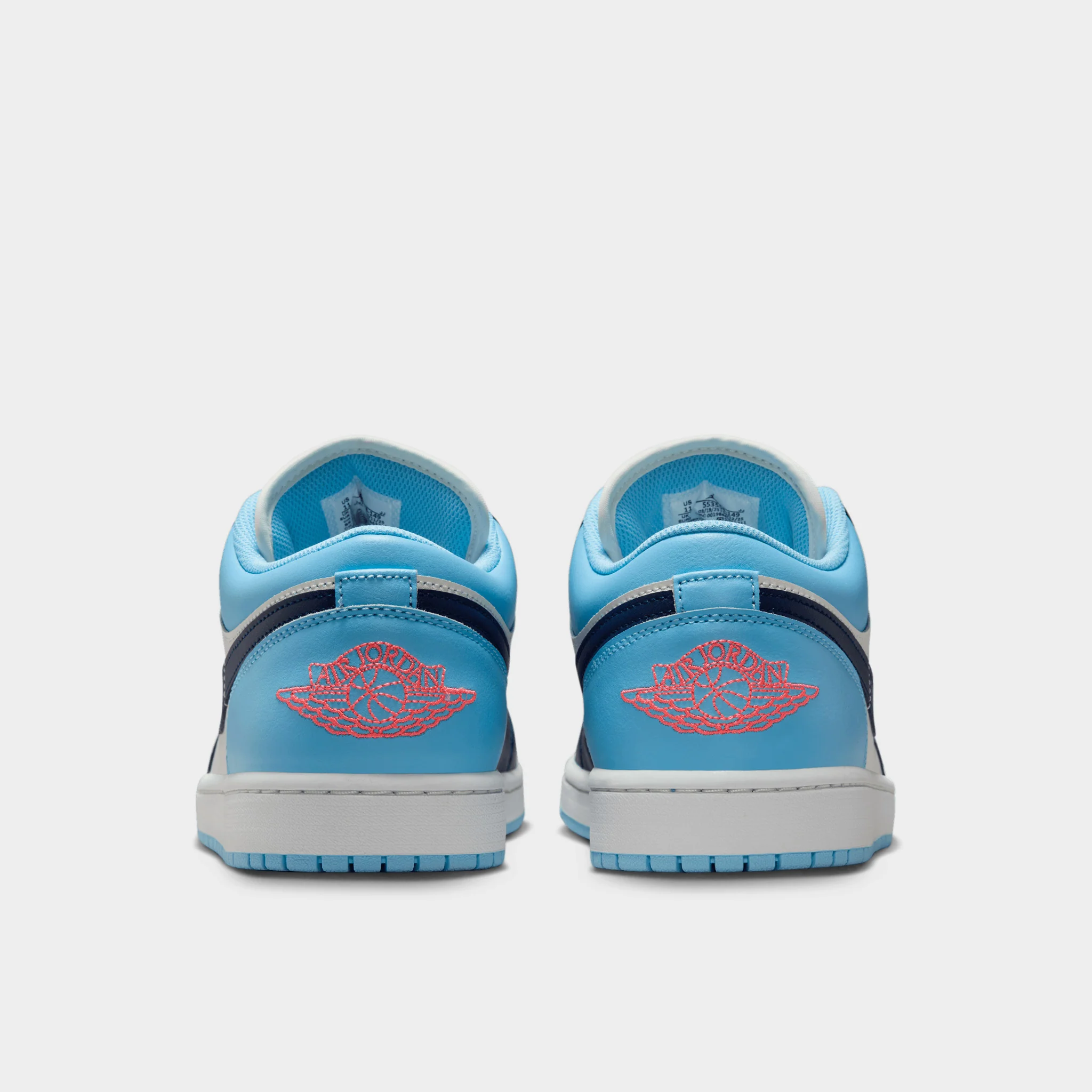 Air Jordan 1 Low White / Blue / Navy - Image 5