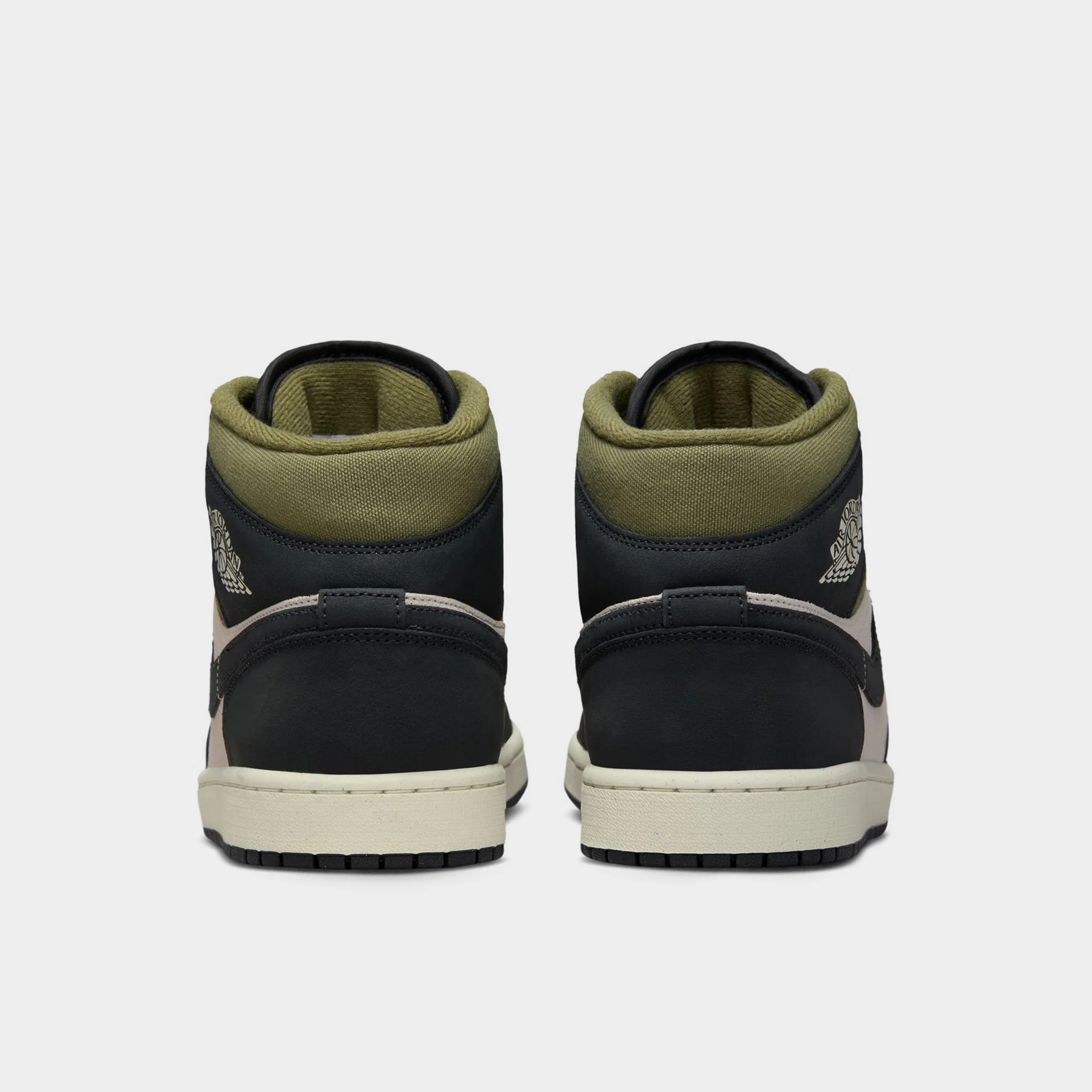 Air Jordan 1 Mid Beige / Olive - Image 4