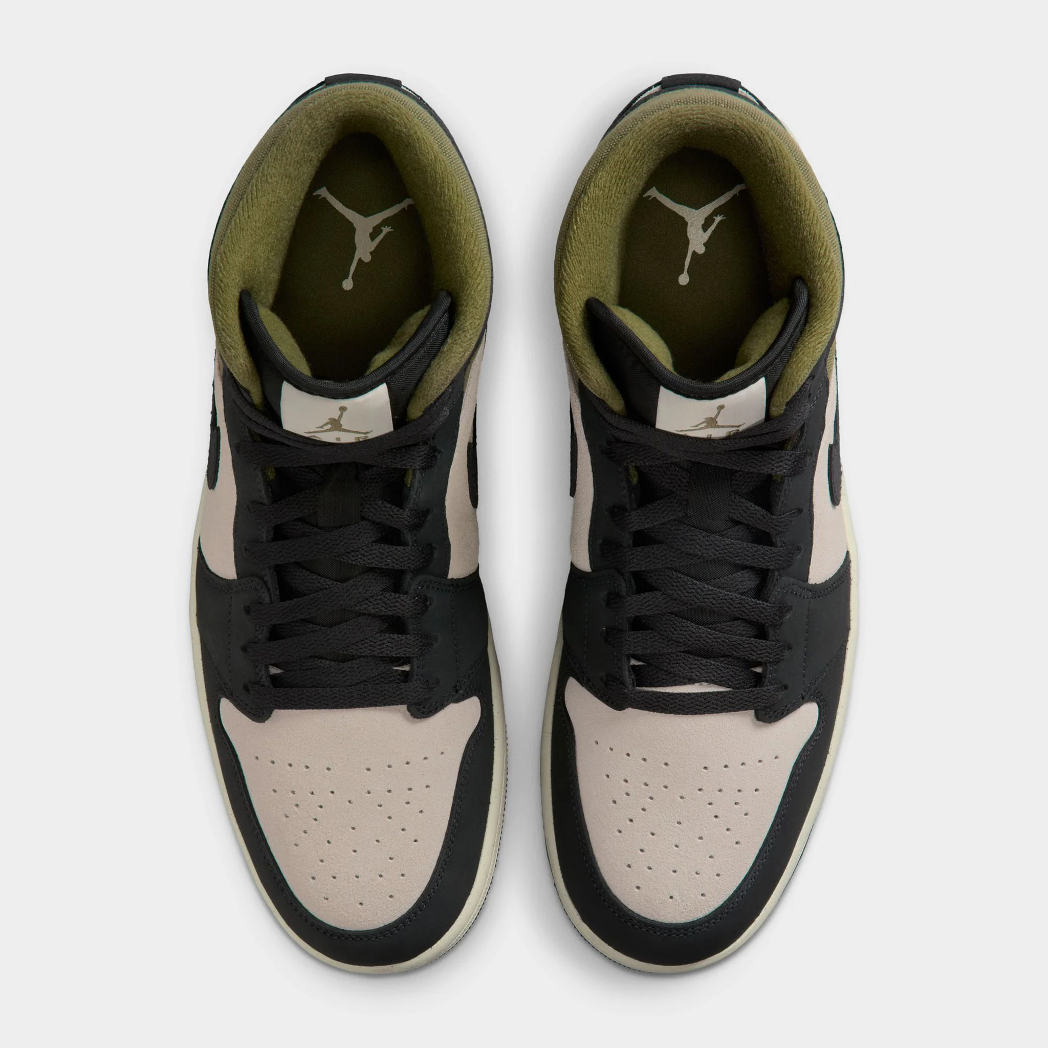 Air Jordan 1 Mid Beige / Olive - Image 5