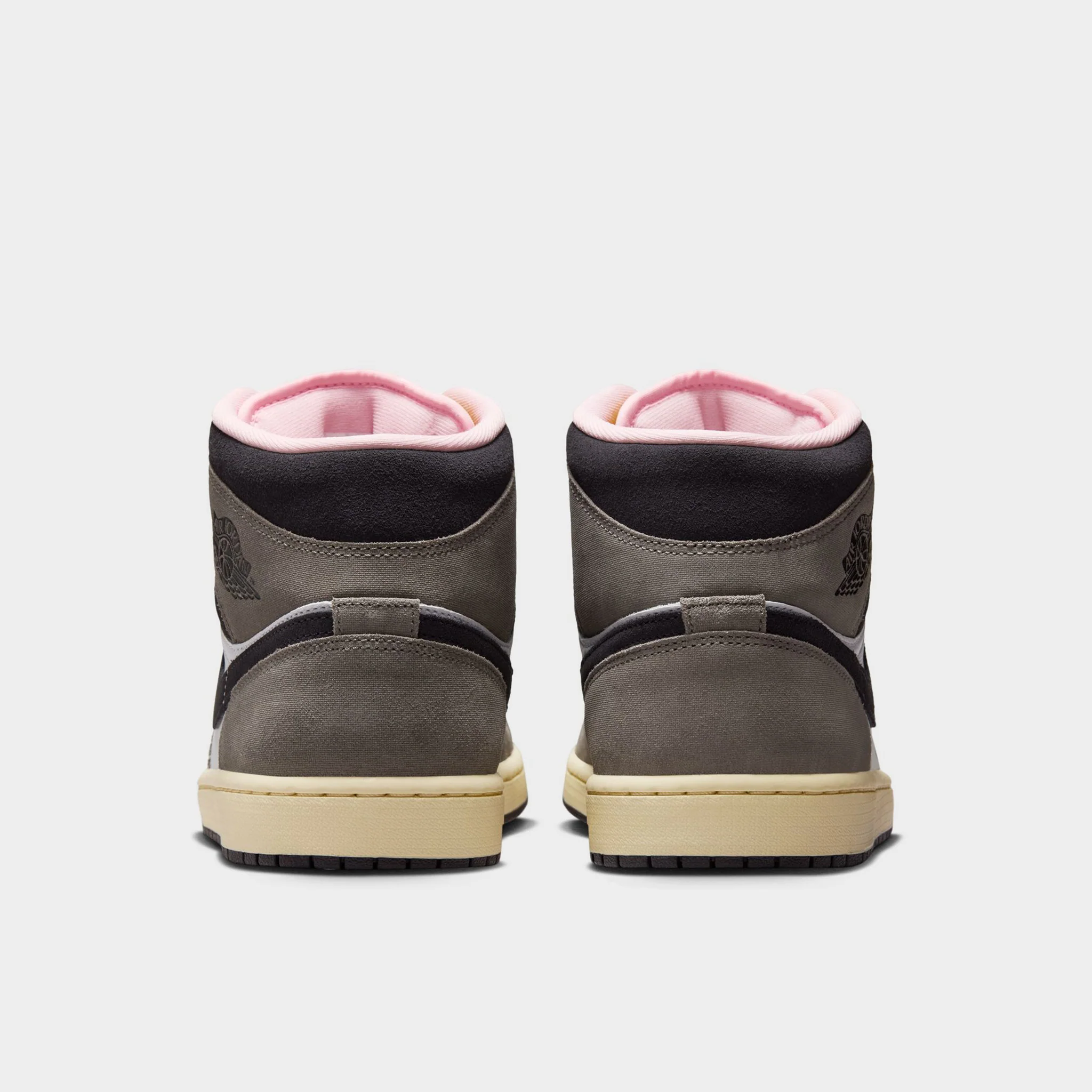 Air Jordan 1 Mid SE White / Oil Grey - Cave Stone - Image 4