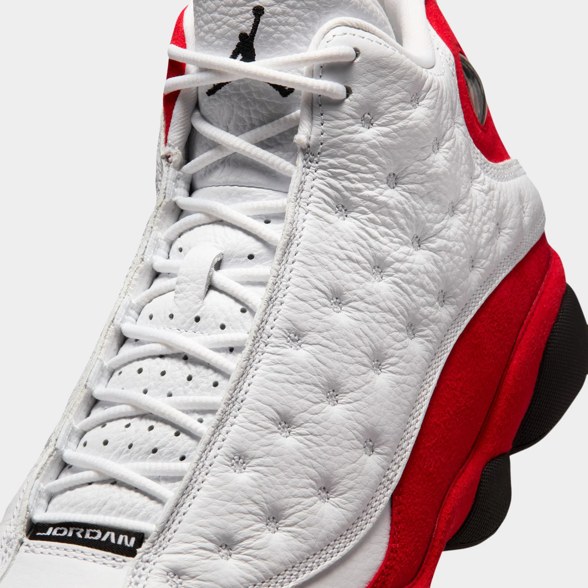 Jordan 13 Retro White / Black - True Red - Image 3