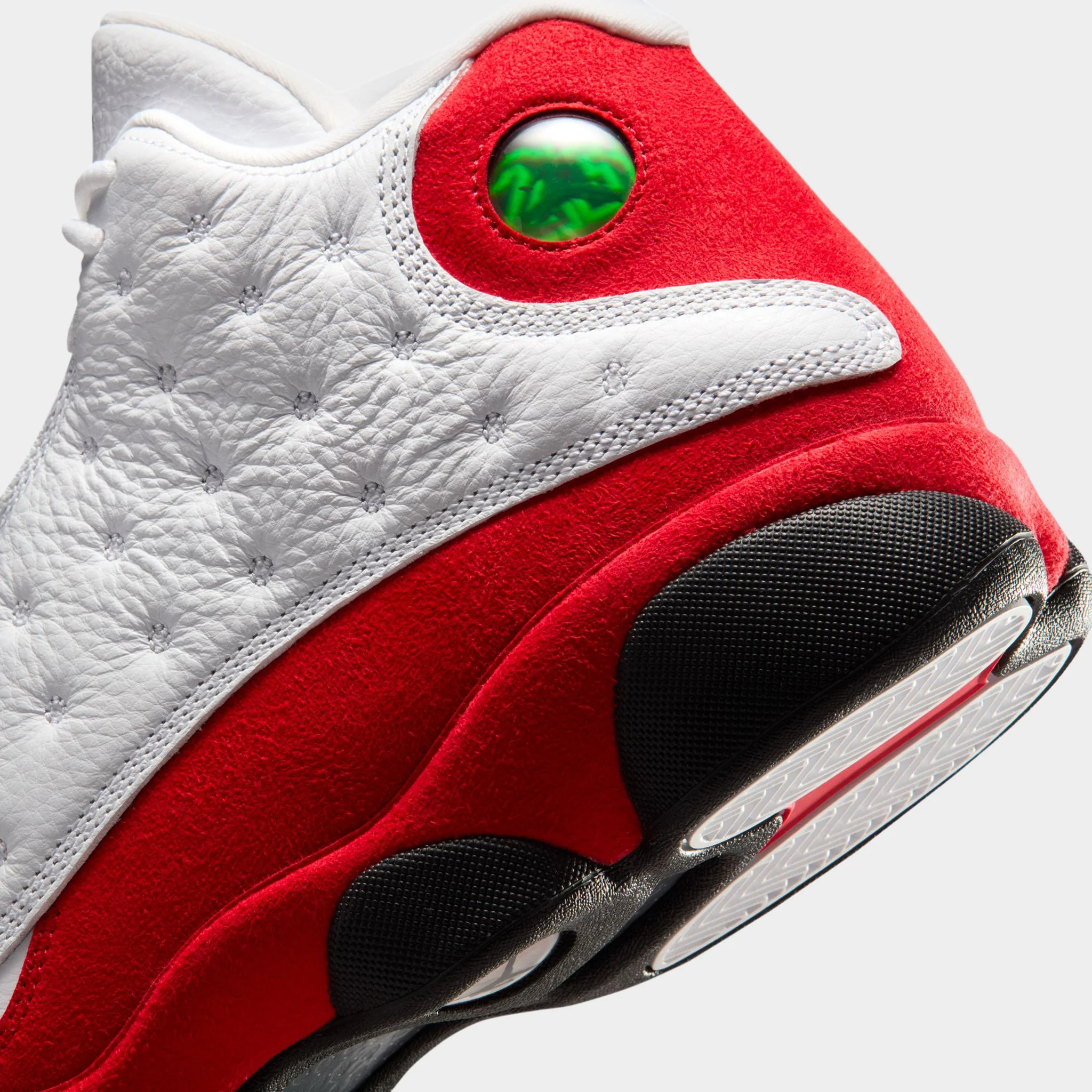 Jordan 13 Retro White / Black - True Red - Image 4