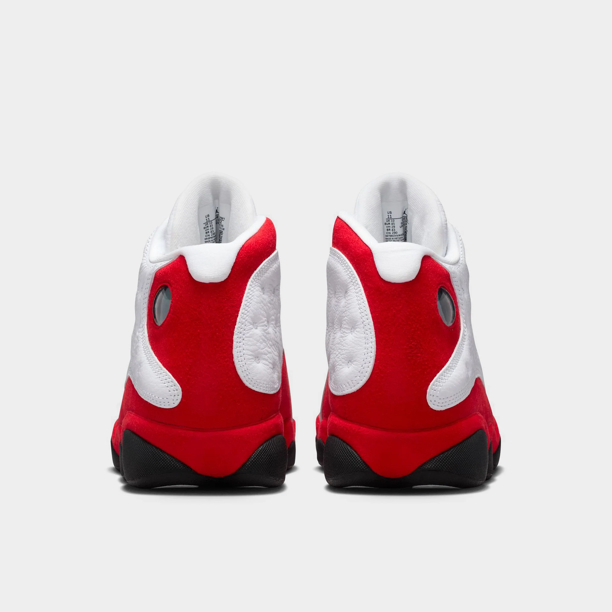 Jordan 13 Retro White / Black - True Red - Image 5