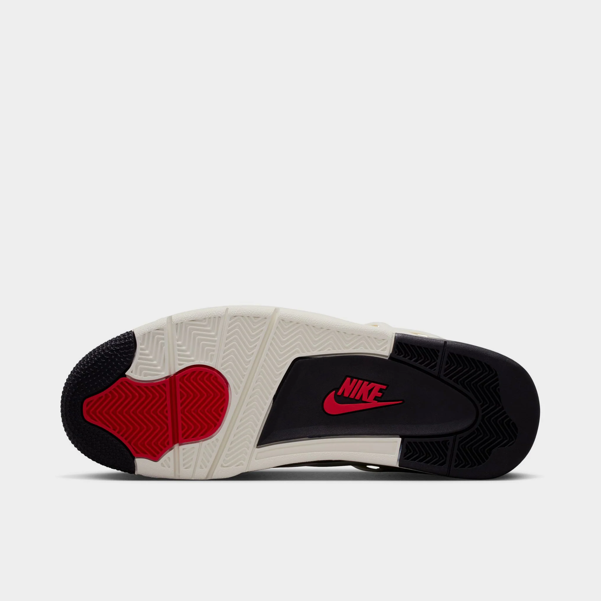 Jordan 4 Retro OG Flight Club Sail / Black - University Red - Image 4