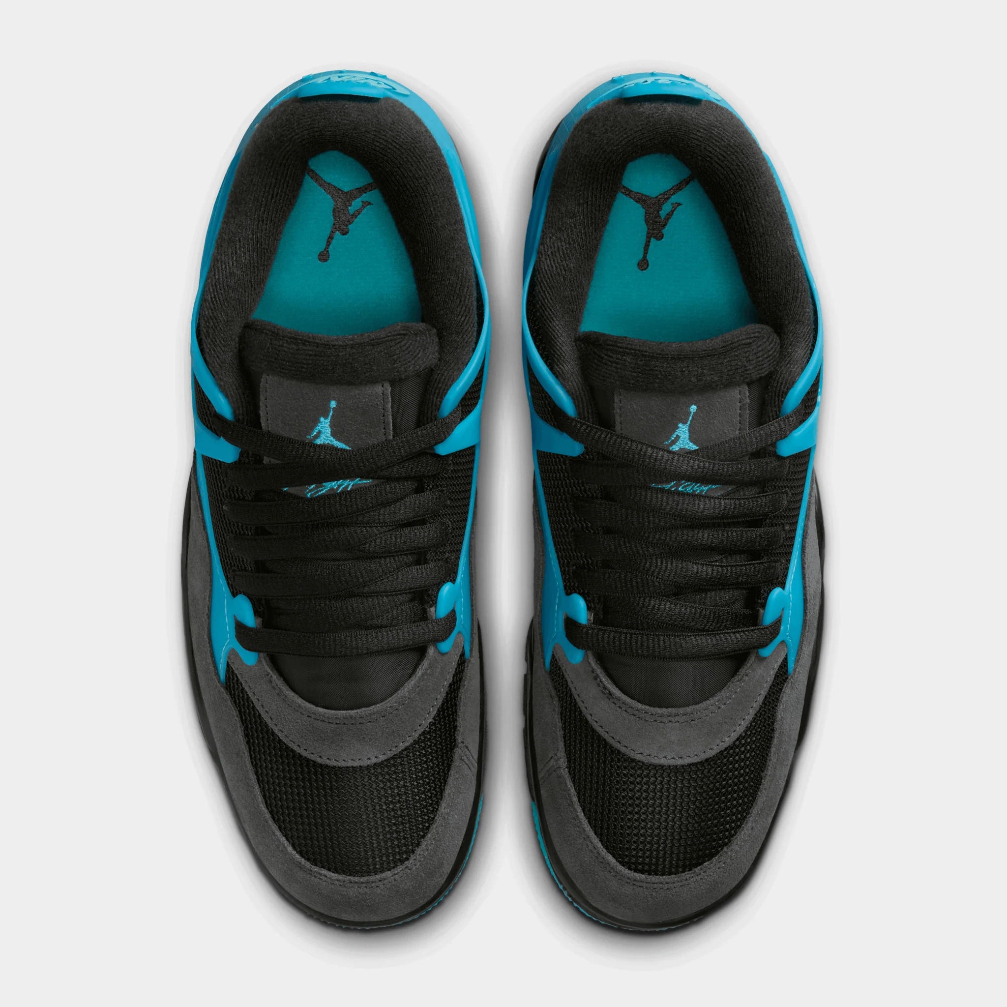 Air Jordan 4 RM "Gamma" Black / Teal - Image 6