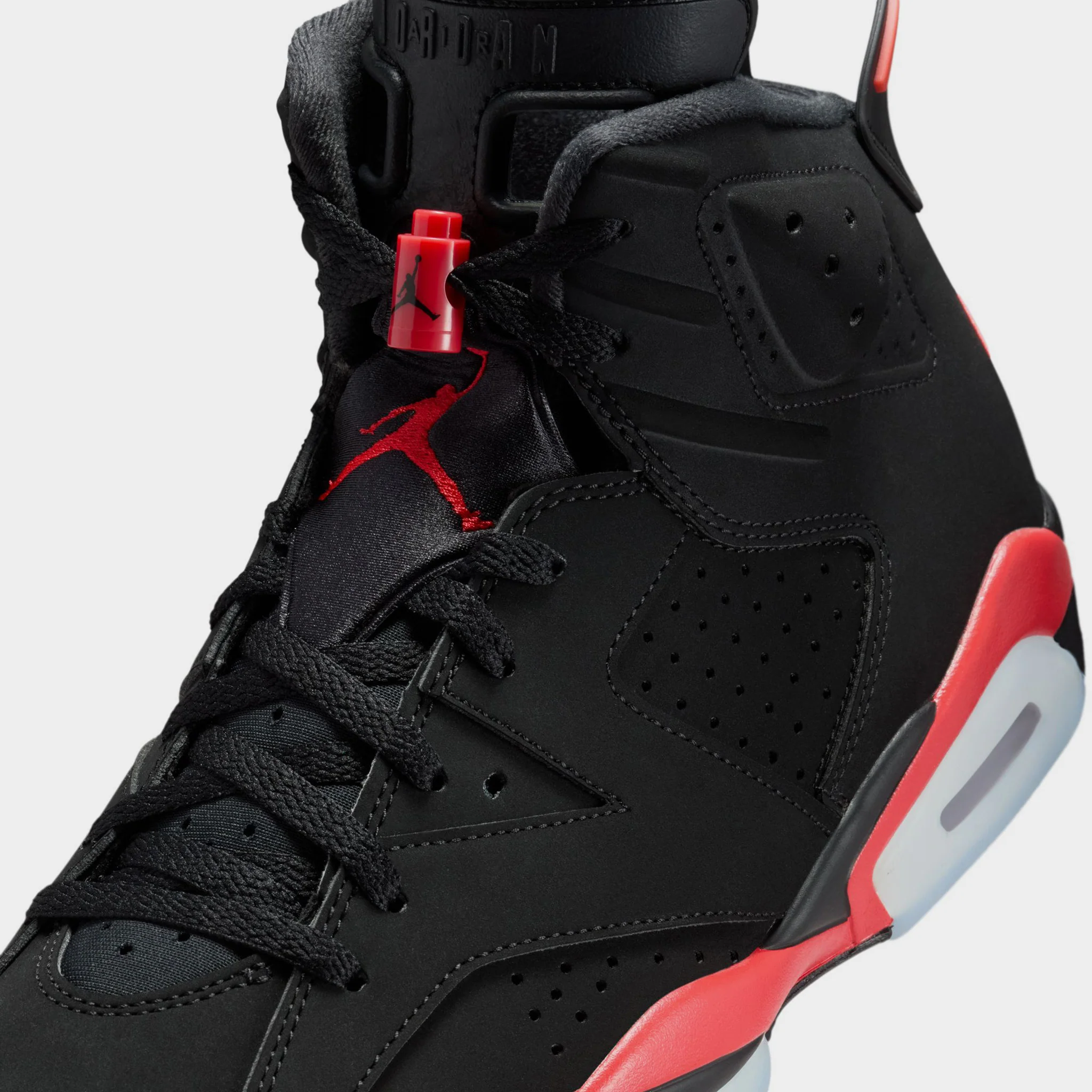 Jordan 6 Retro Infrared Black / Light Crimson - Image 3