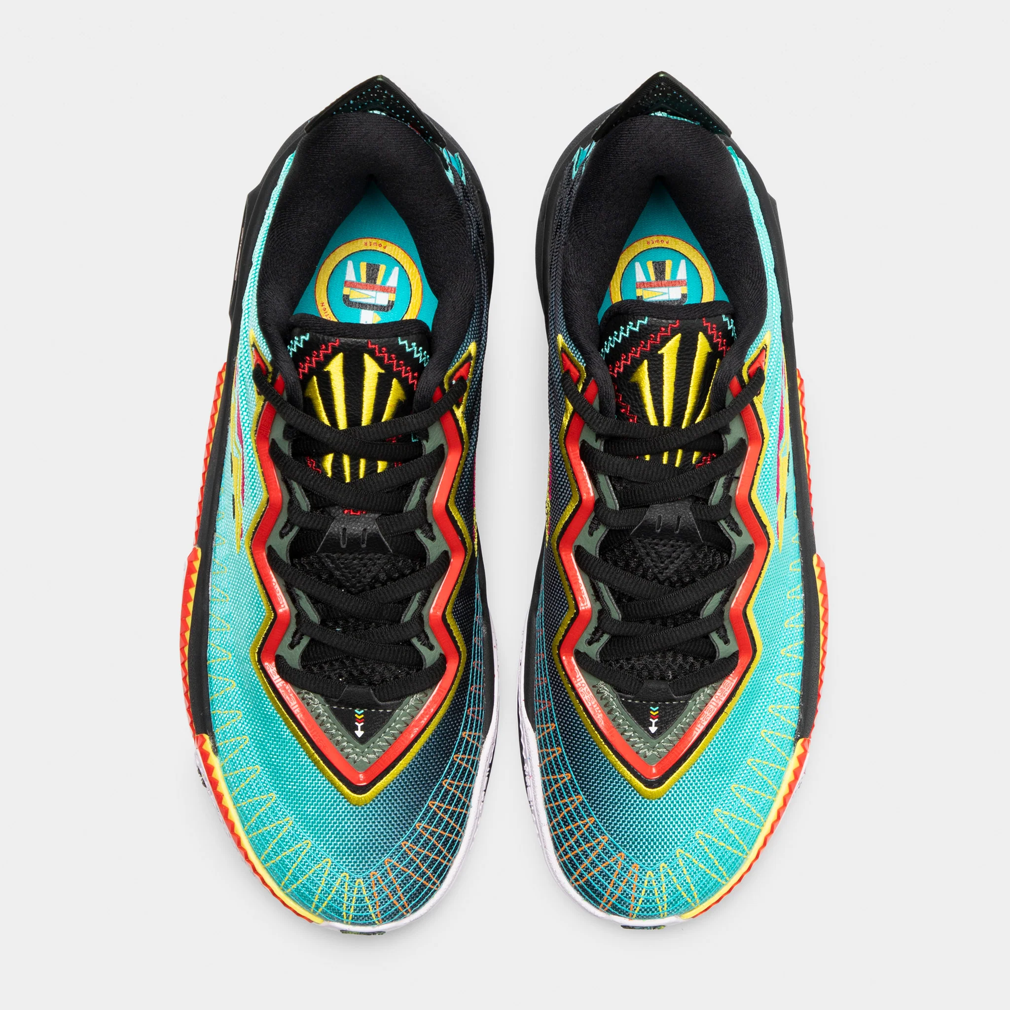 ANTA KAI 2 Retro 90 Teal / Black - Orange - Image 6