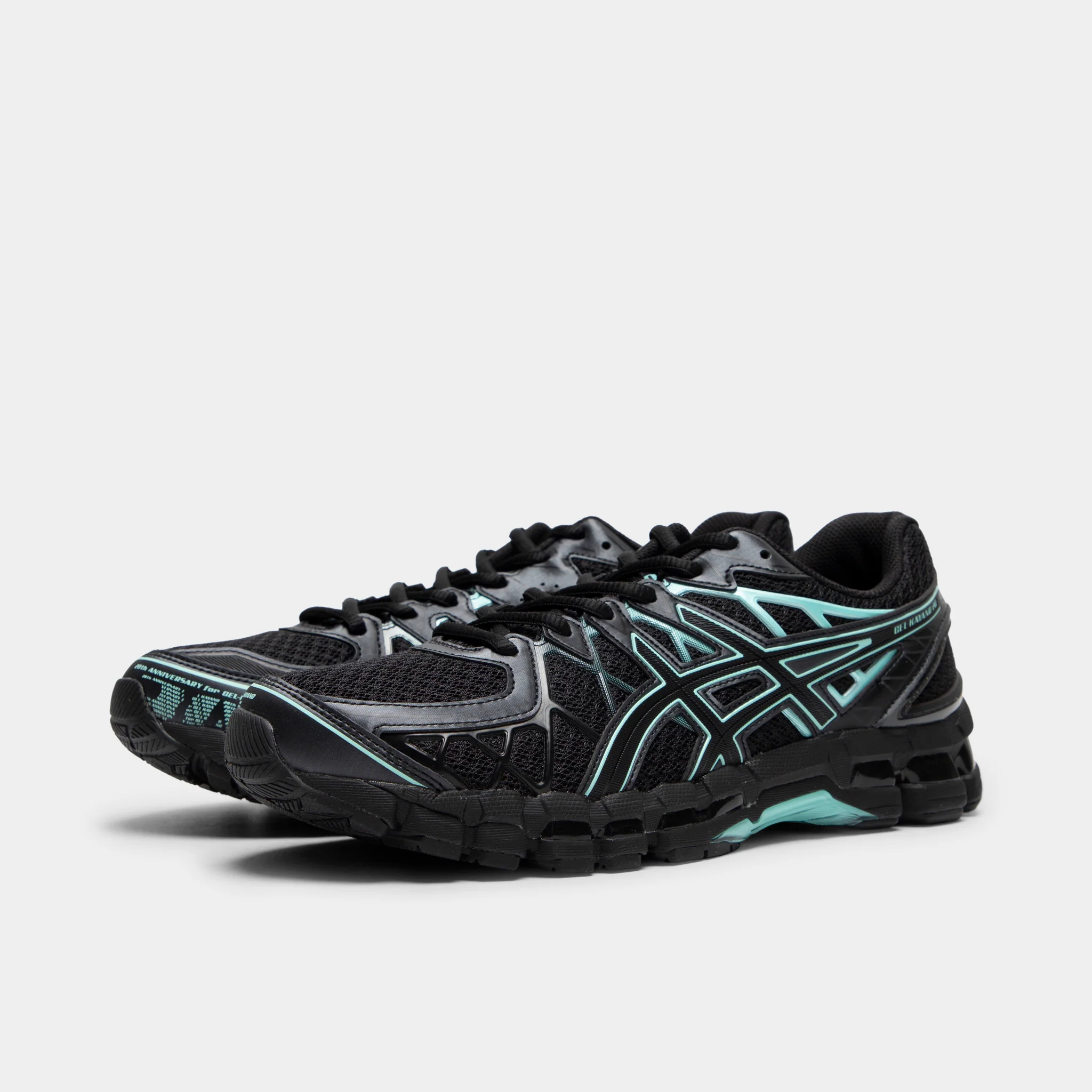 ASICS GEL-KAYANO 20 Black / Illuminant Mint - Image 2