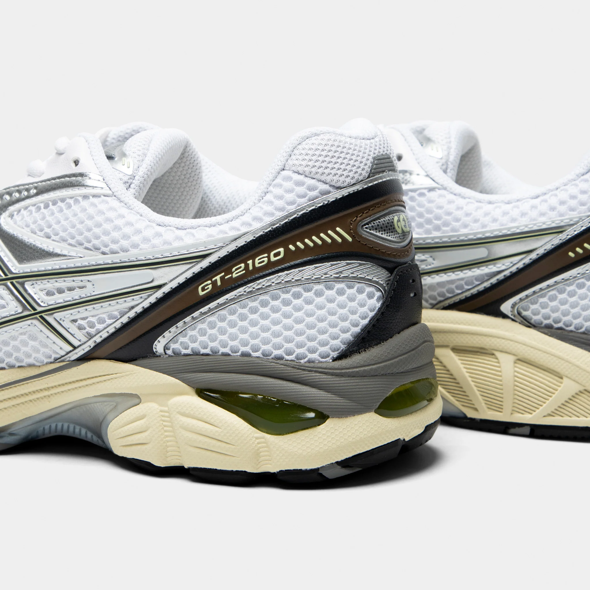 ASICS GT-2160 White / Brown-  Silver - Image 3