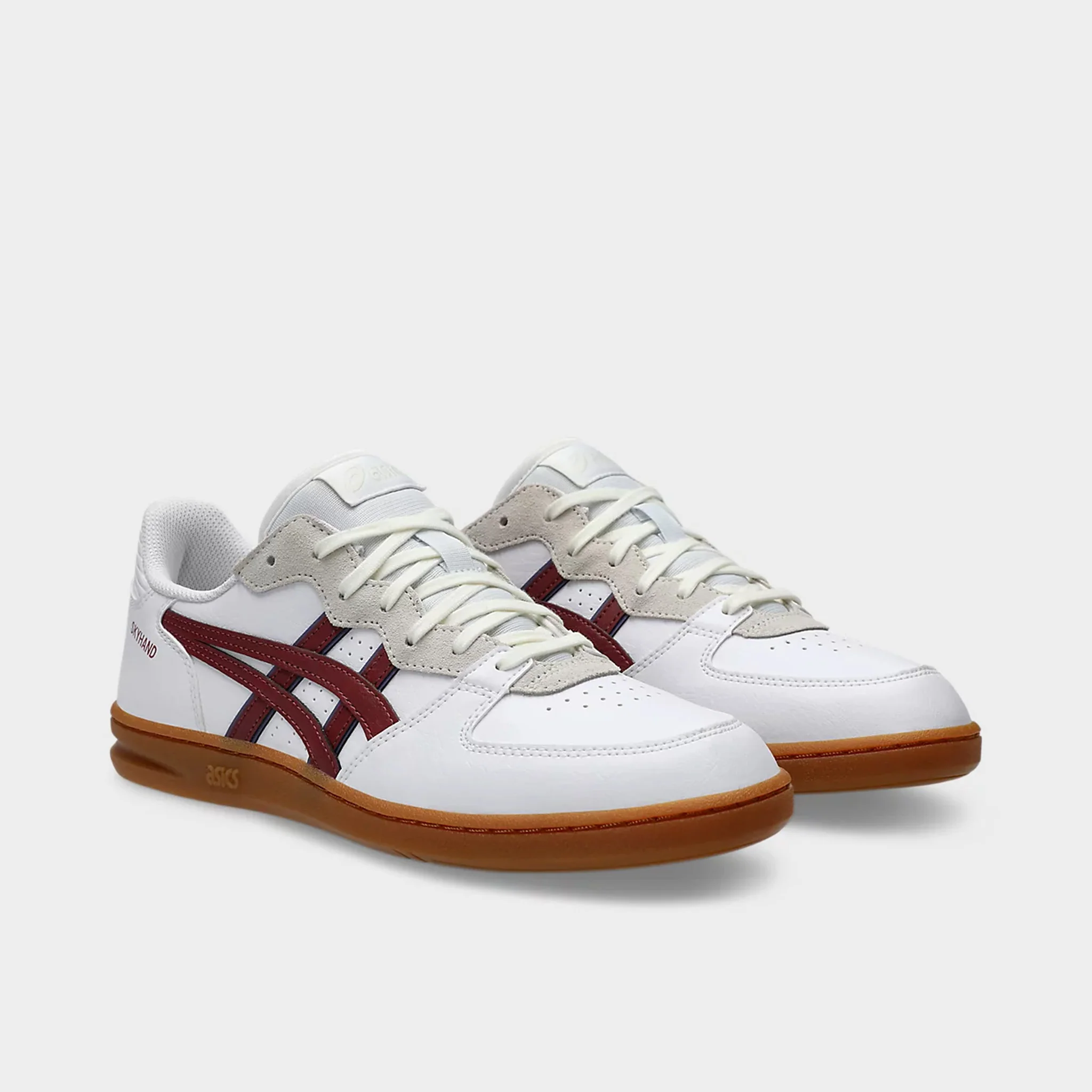 ASICS Skyhand White / Burgundy - Gum - Image 2