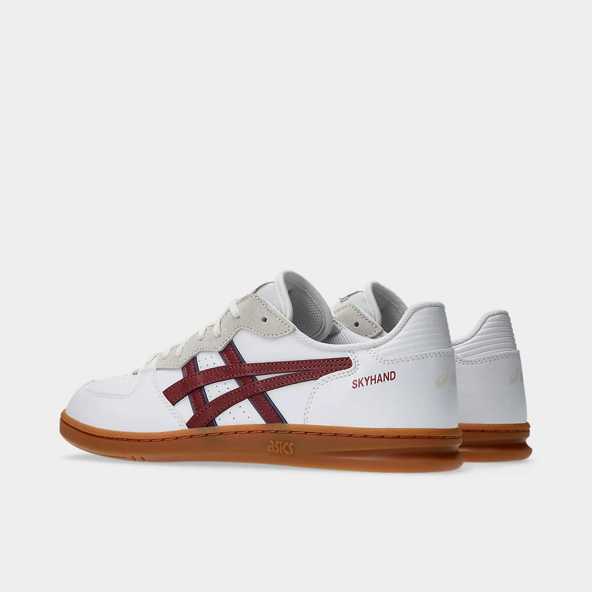 ASICS Skyhand White / Burgundy - Gum - Image 3