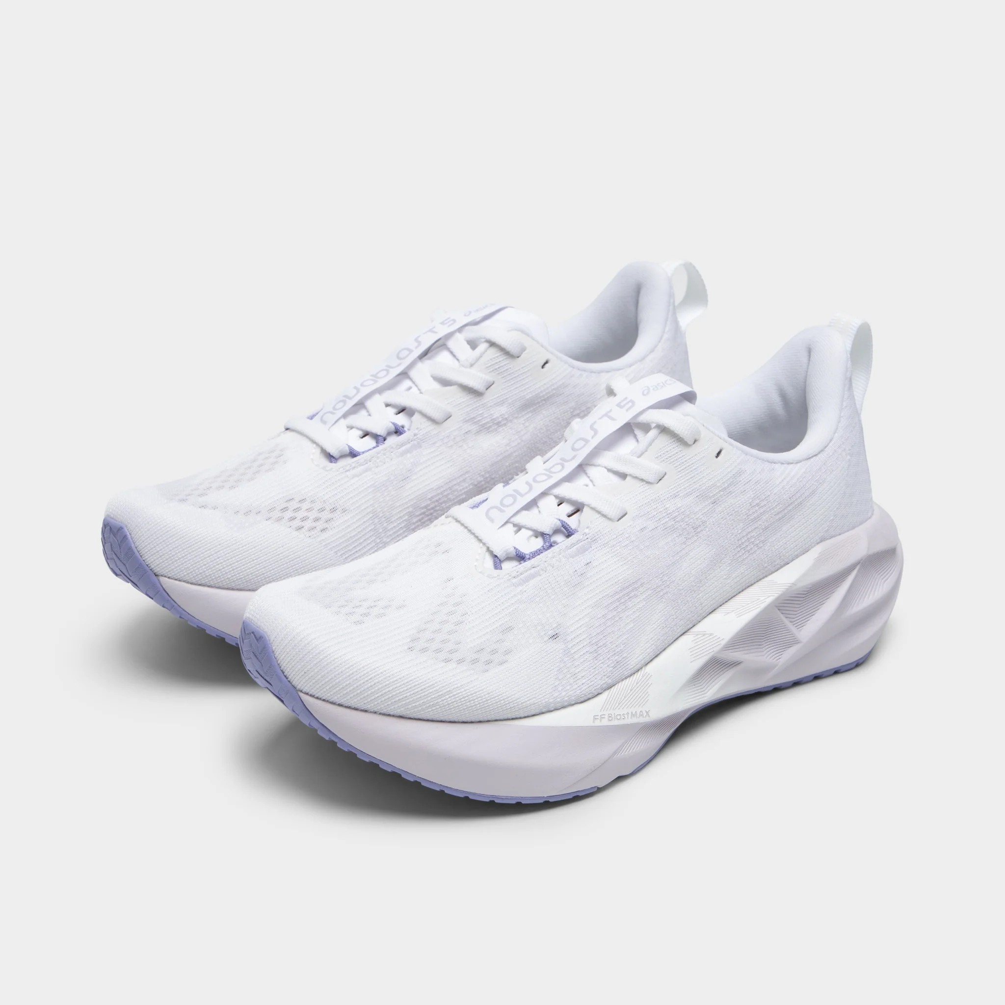 Asics Women's Novablast 5 White / Lilac Hint - Image 2