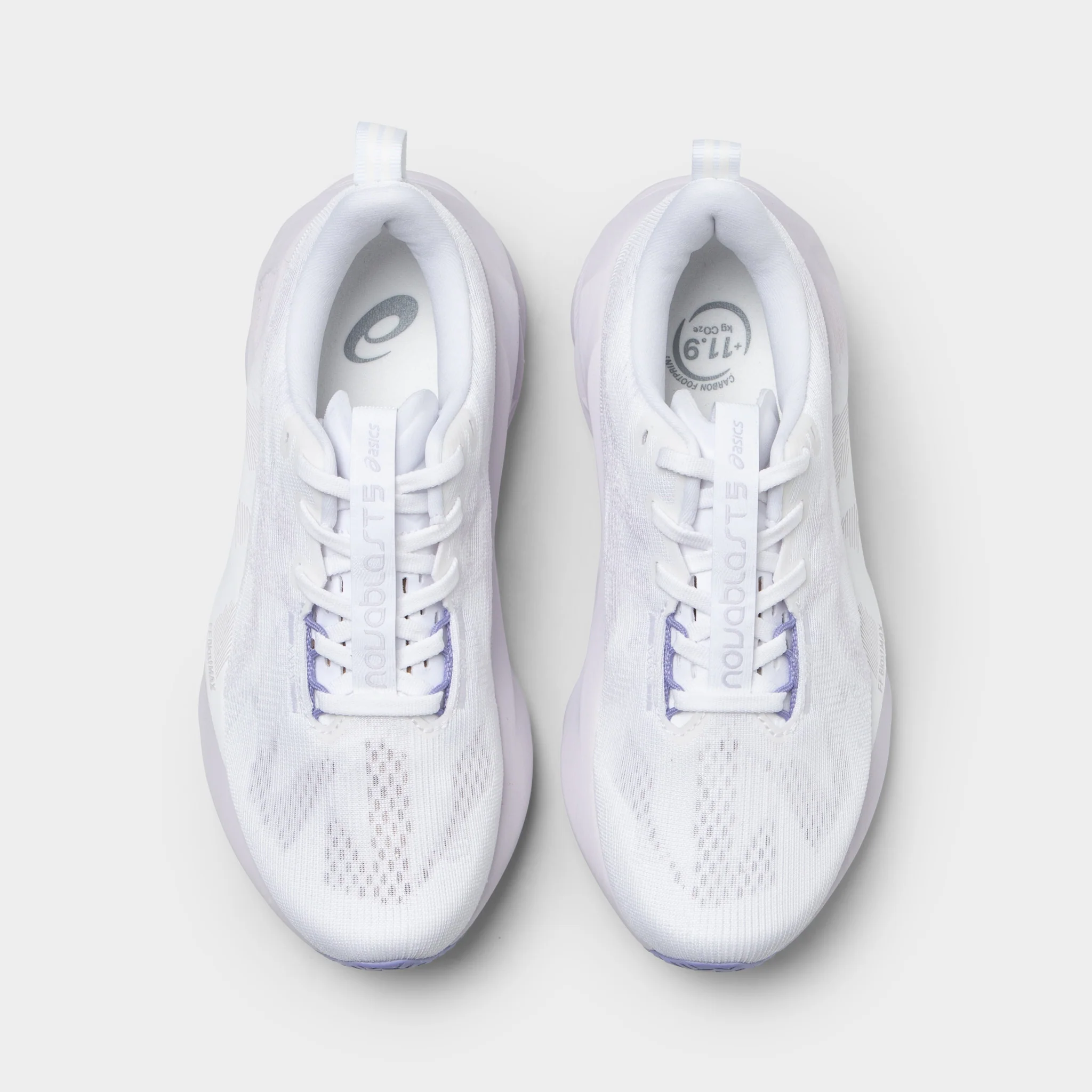 Asics Women's Novablast 5 White / Lilac Hint - Image 5