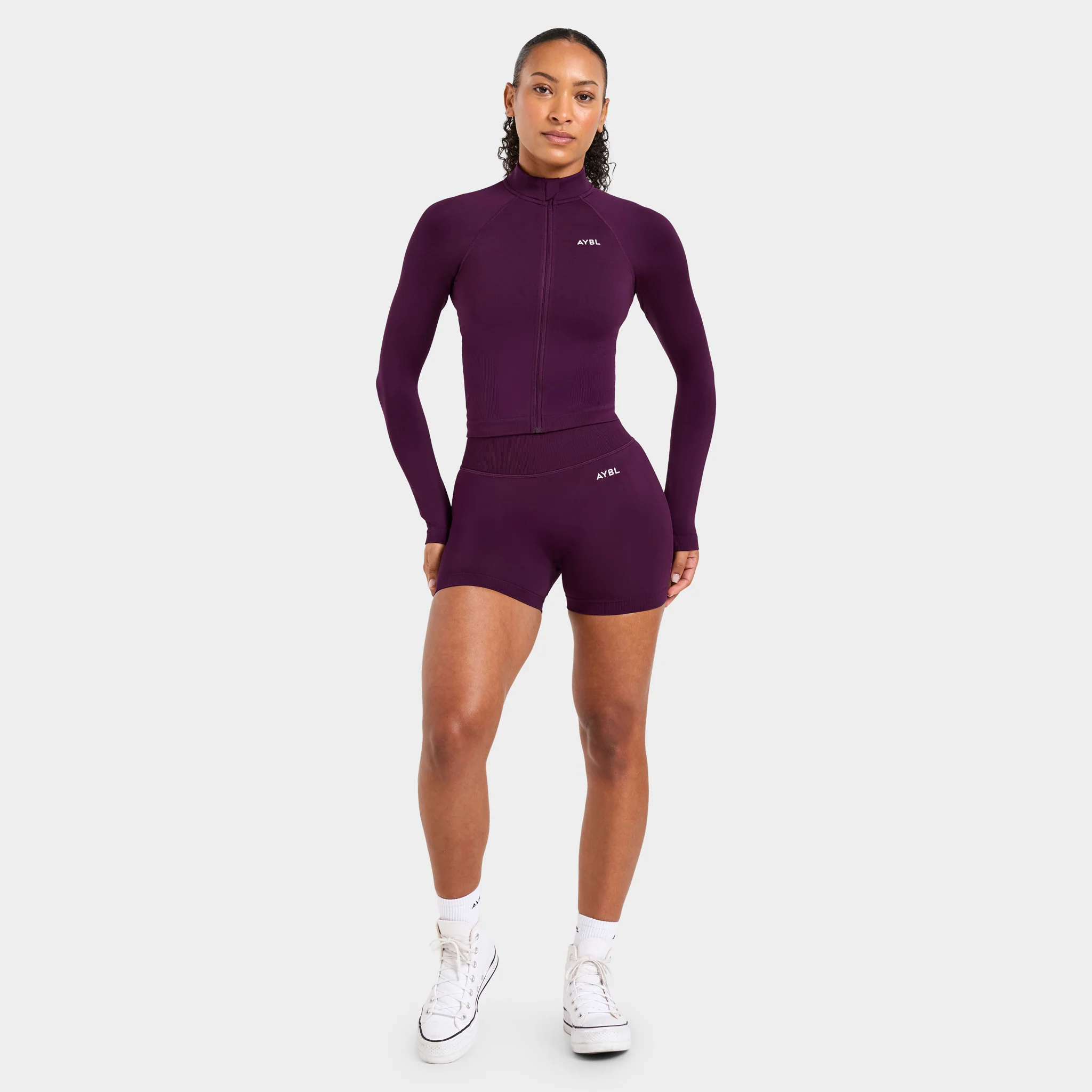AYBL Women's Adapt Seamless Jacket / Midnight Plum - Image 6