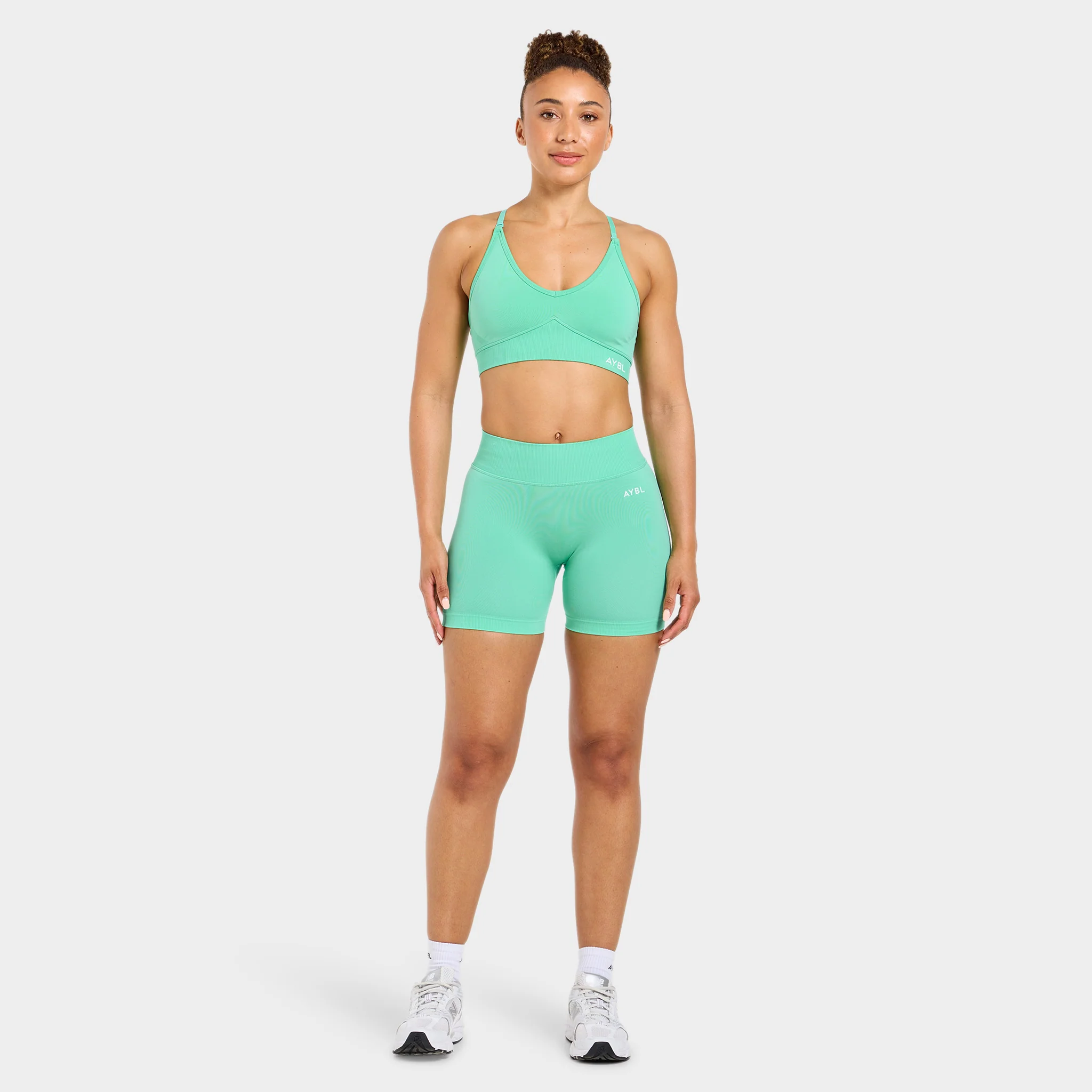 AYBL Women's Adapt Seamless Shorts / Spring Mint - Image 4