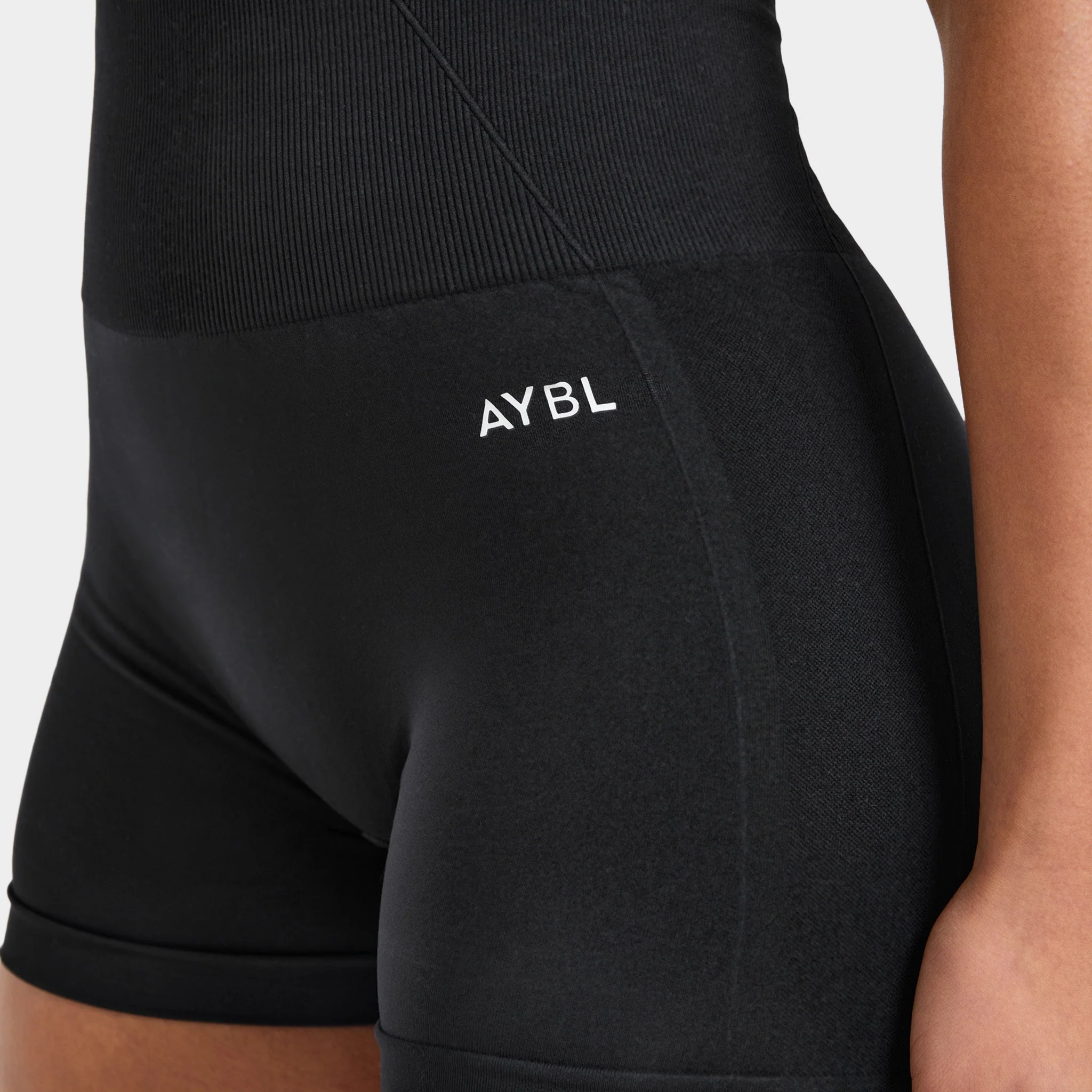 AYBL Women's Empower Seamless Shorts / Black - Image 3
