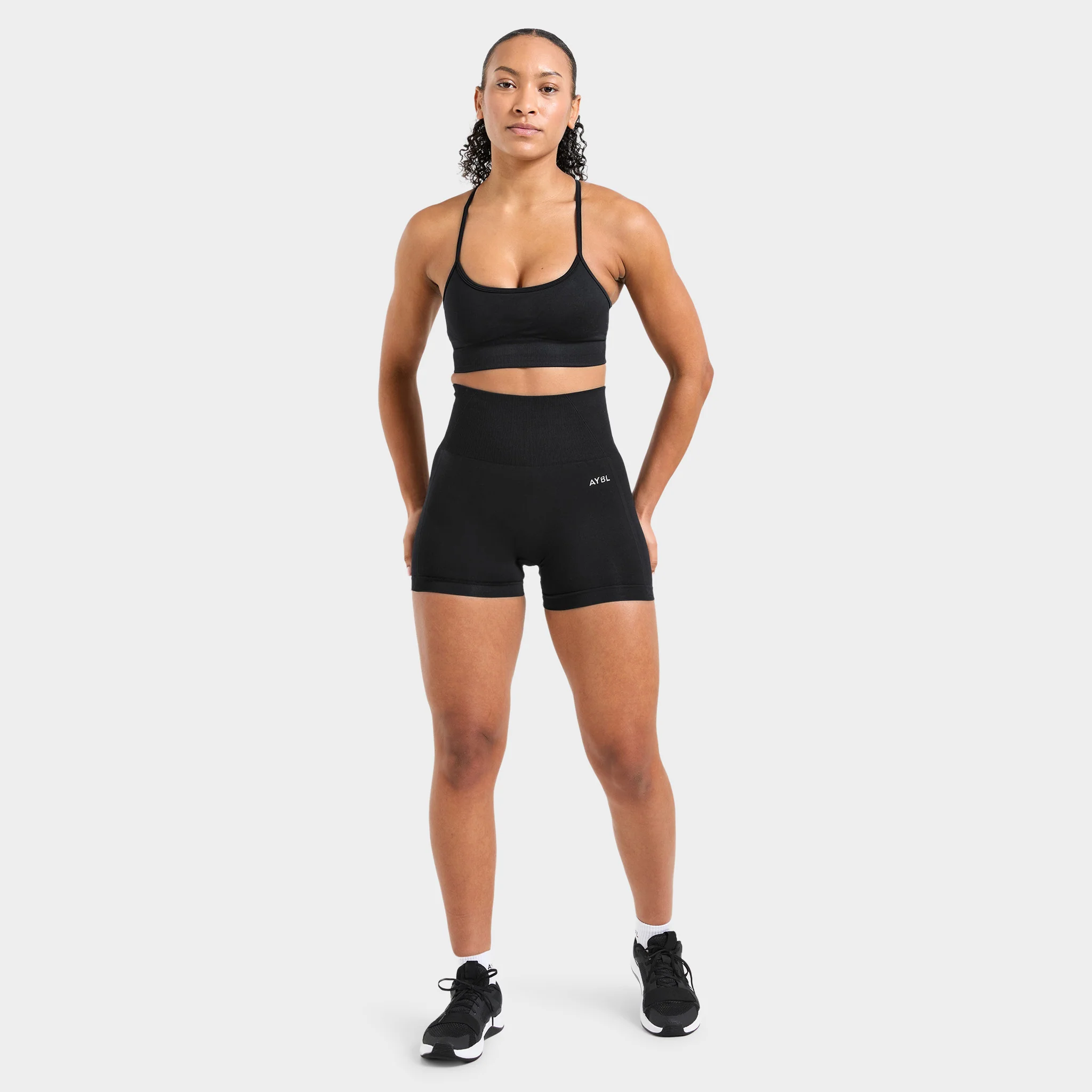 AYBL Women's Empower Seamless Shorts / Black - Image 4