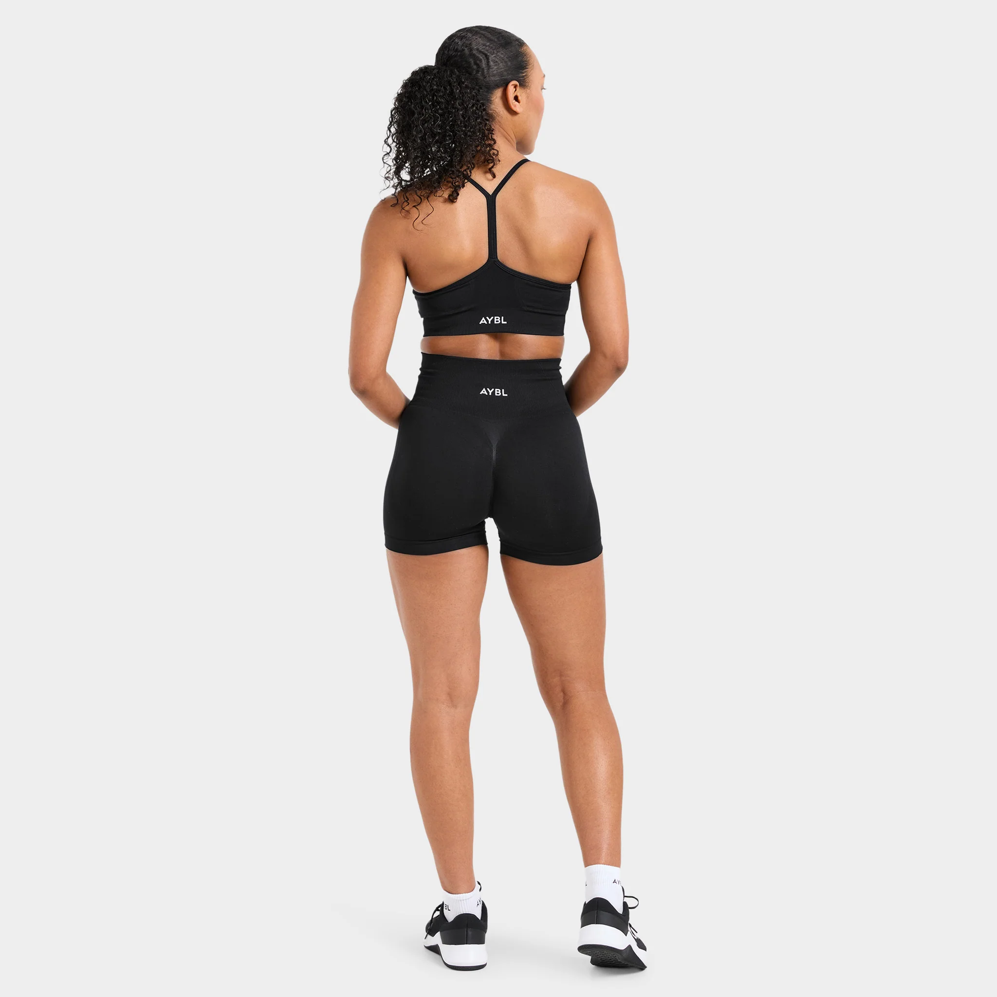 AYBL Women's Empower Seamless Shorts / Black - Image 5