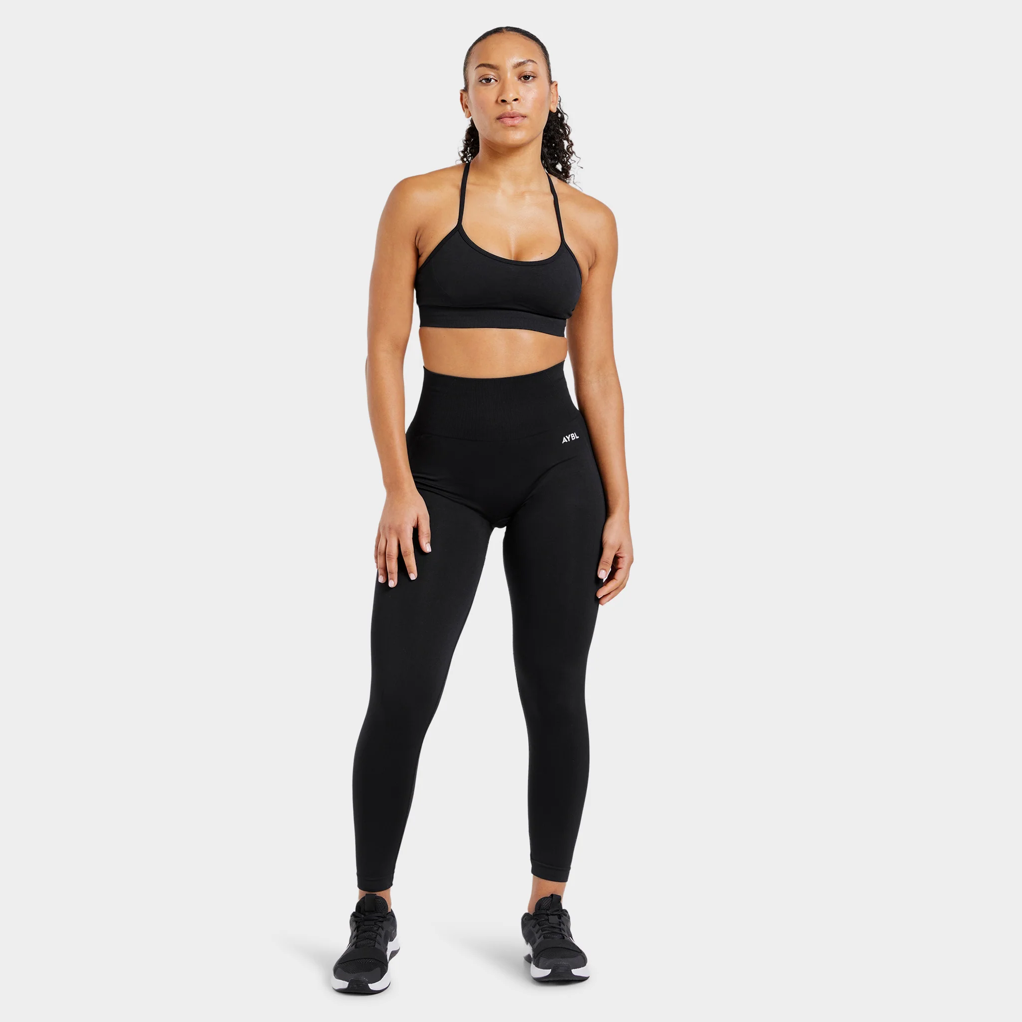 AYBL Women's Empower Seamless Sports Bra Black - Image 5