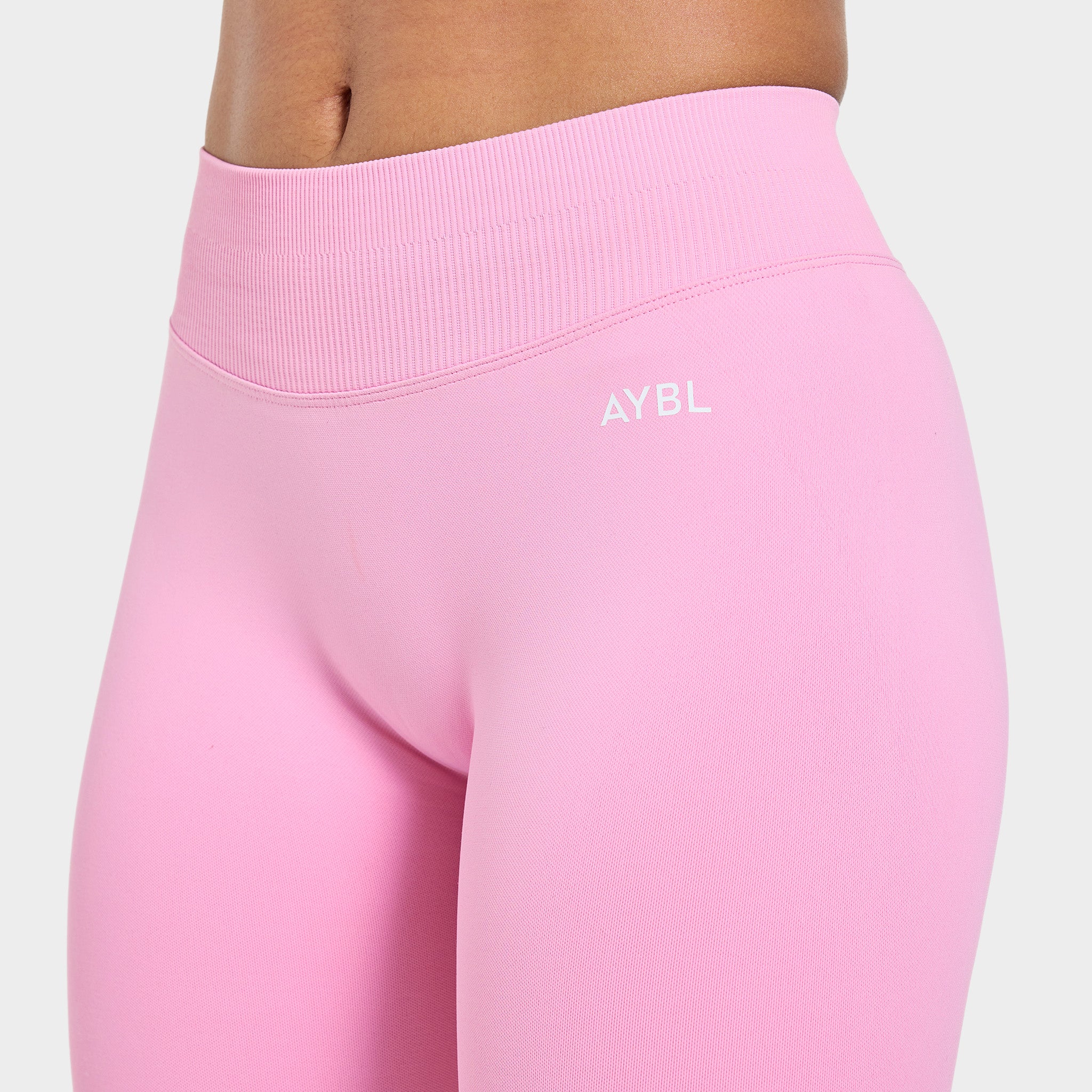 AYBL Women's Enhance Seamless Leggings / Sugar Pink - Image 3