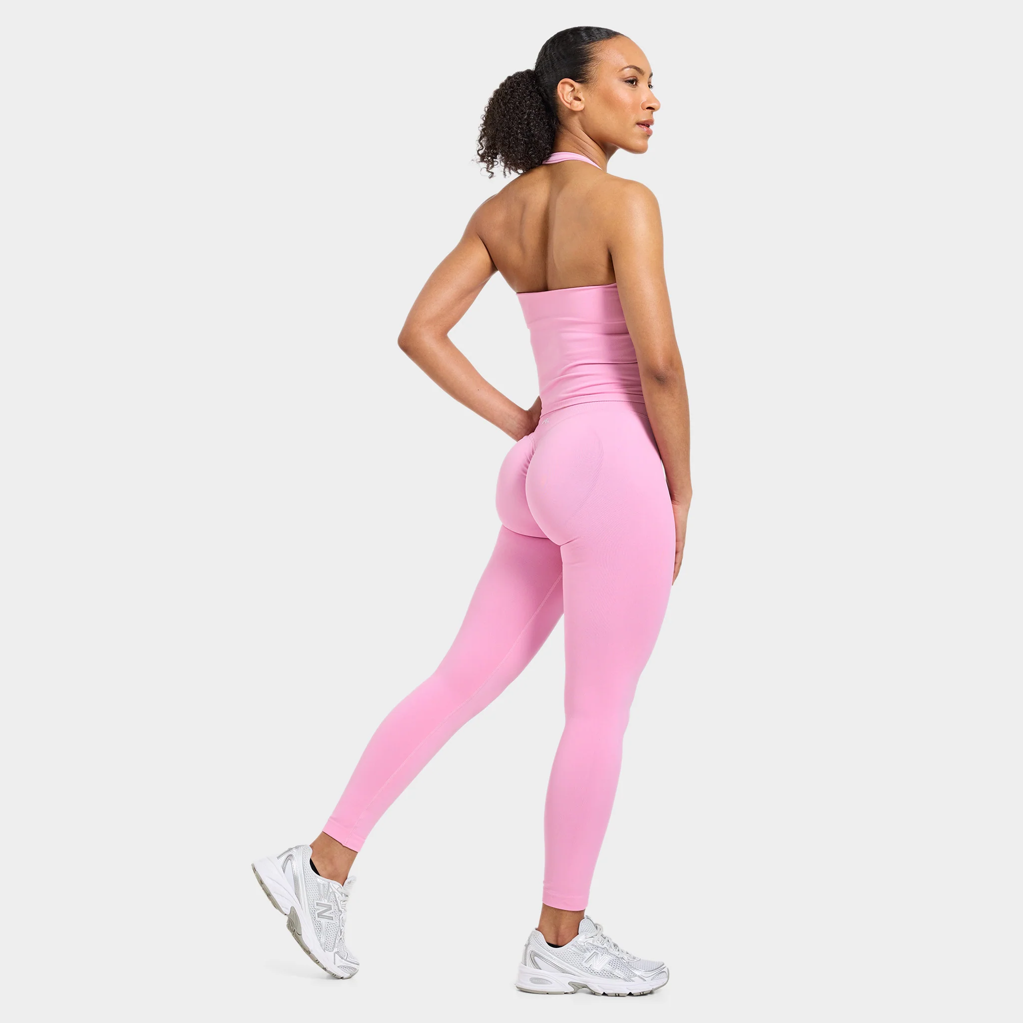 AYBL Women's Enhance Seamless Leggings / Sugar Pink - Image 6