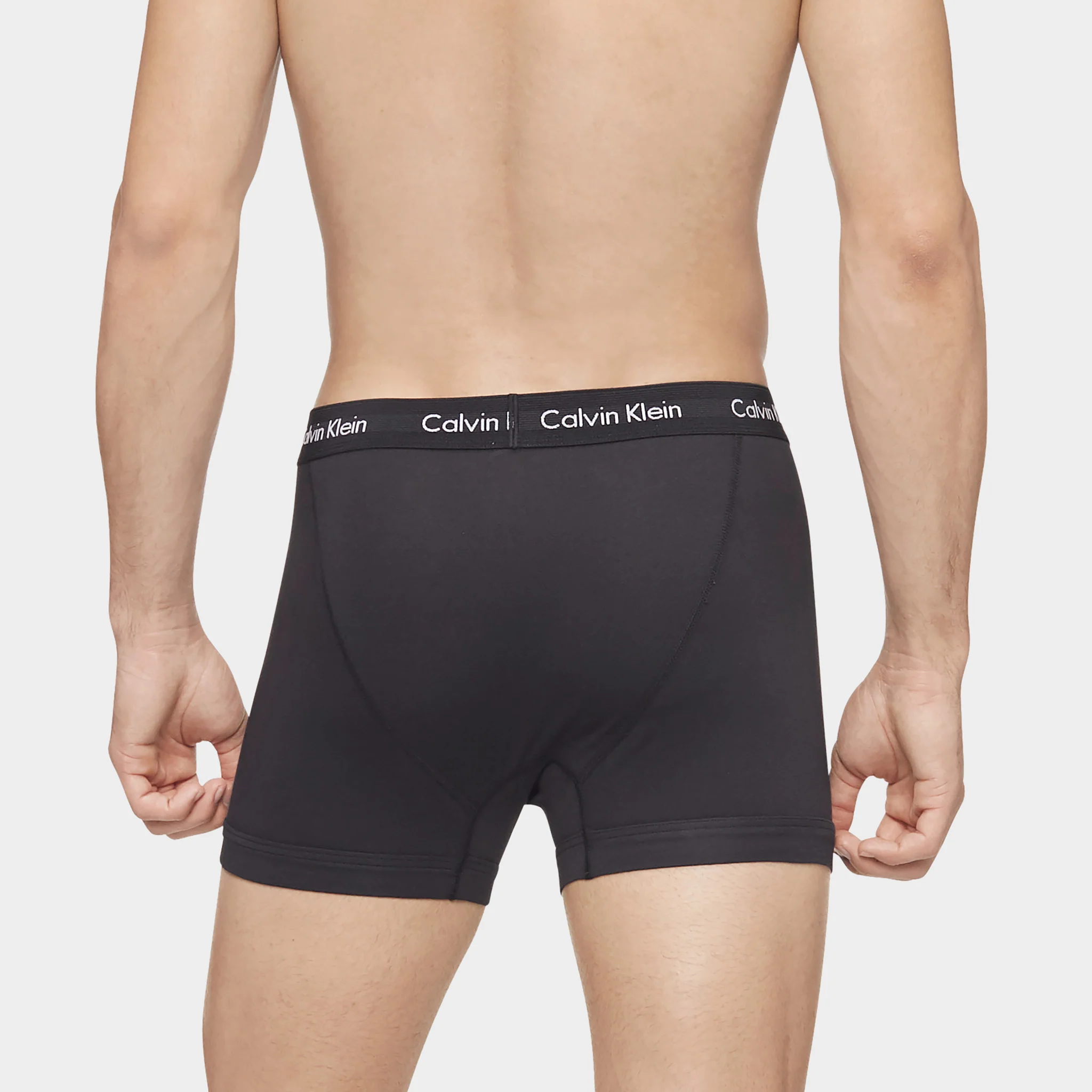 Calvin Klein Cotton Stretch Boxer Brief (3-Pack) / Black - Image 2