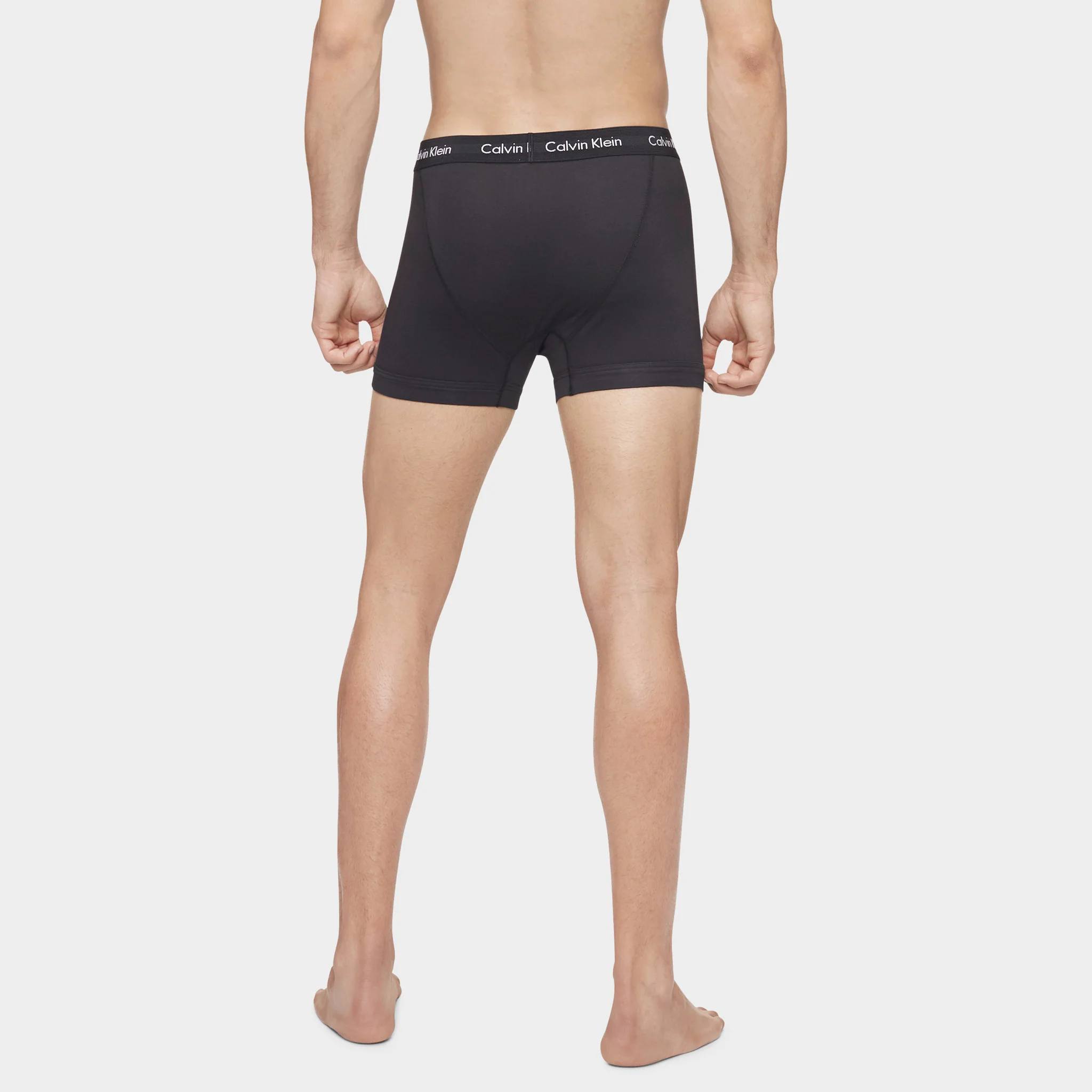 Calvin Klein Cotton Stretch Boxer Brief (3-Pack) / Black - Image 4