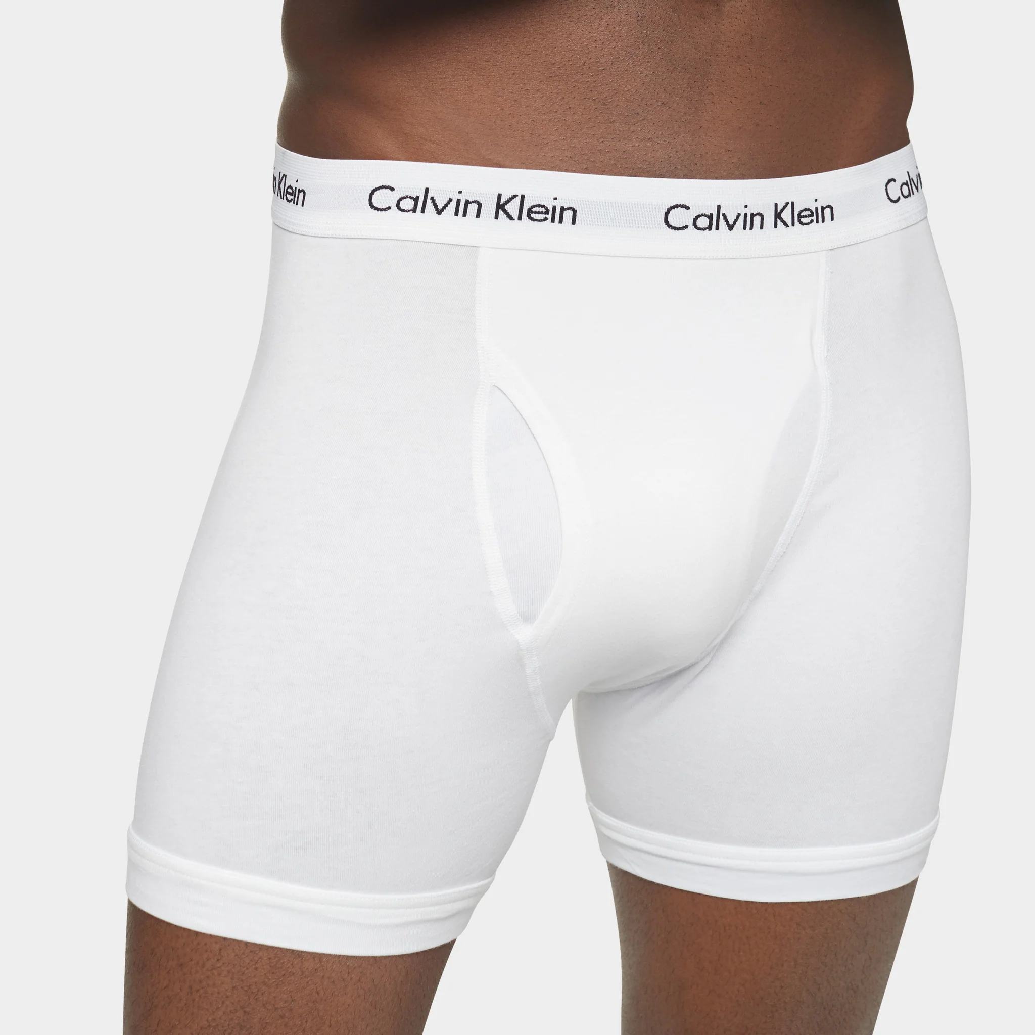 Calvin Klein Cotton Stretch Boxer Brief (3-Pack) / White - Image 3