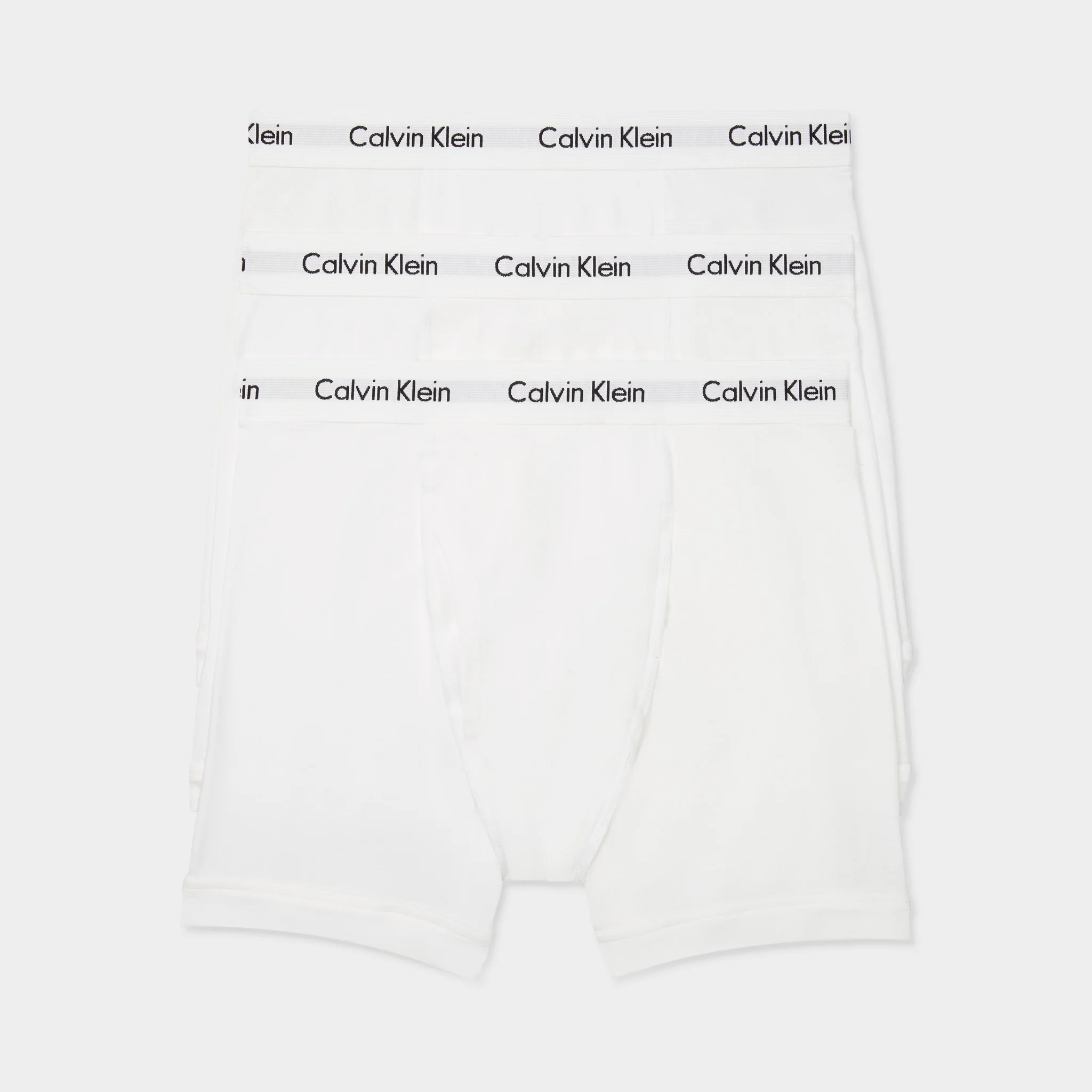 Calvin Klein Cotton Stretch Boxer Brief (3-Pack) / White - Image 4