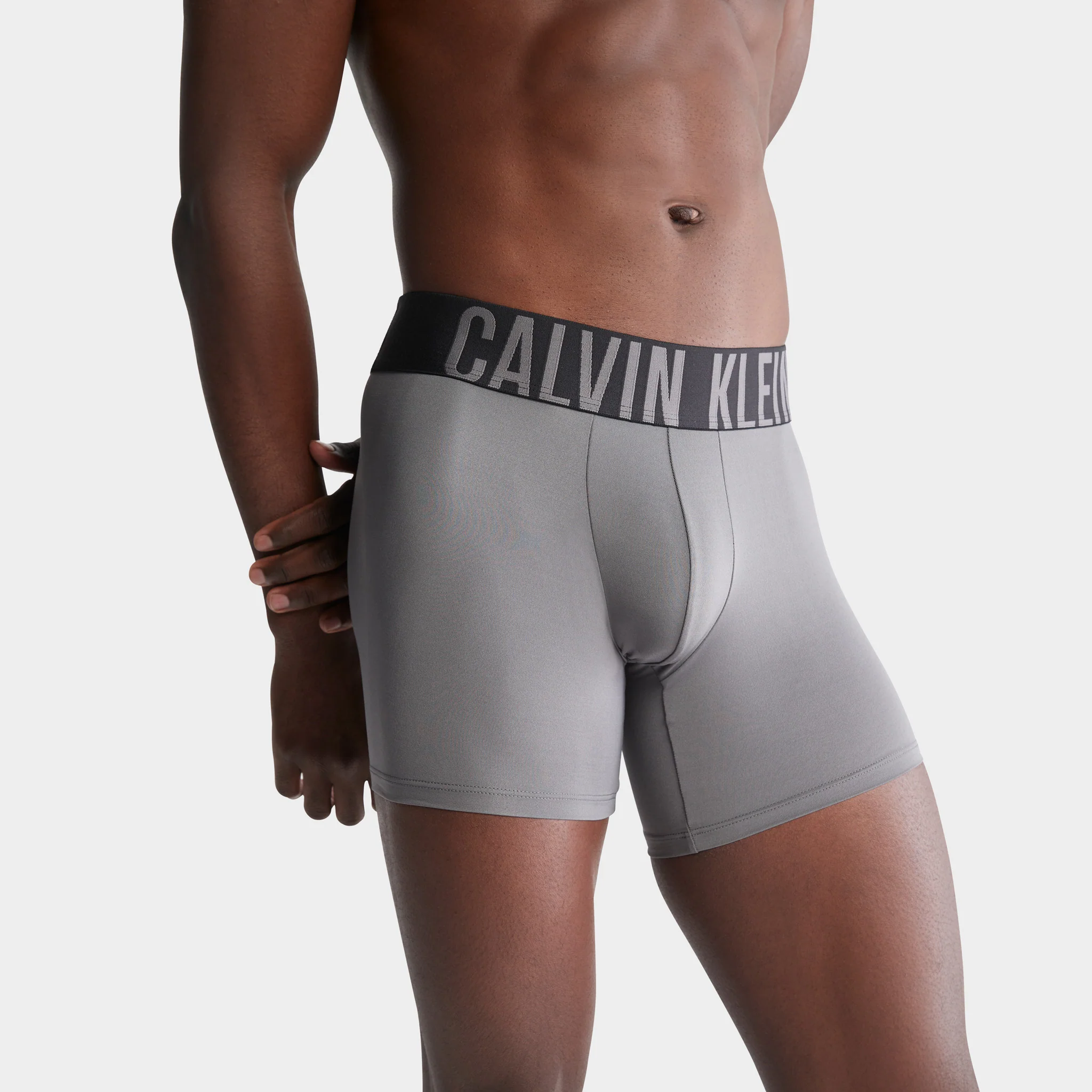 Calvin Klein IP Microfiber Stretch Boxer Brief (3-Pack) / Multi - Image 3