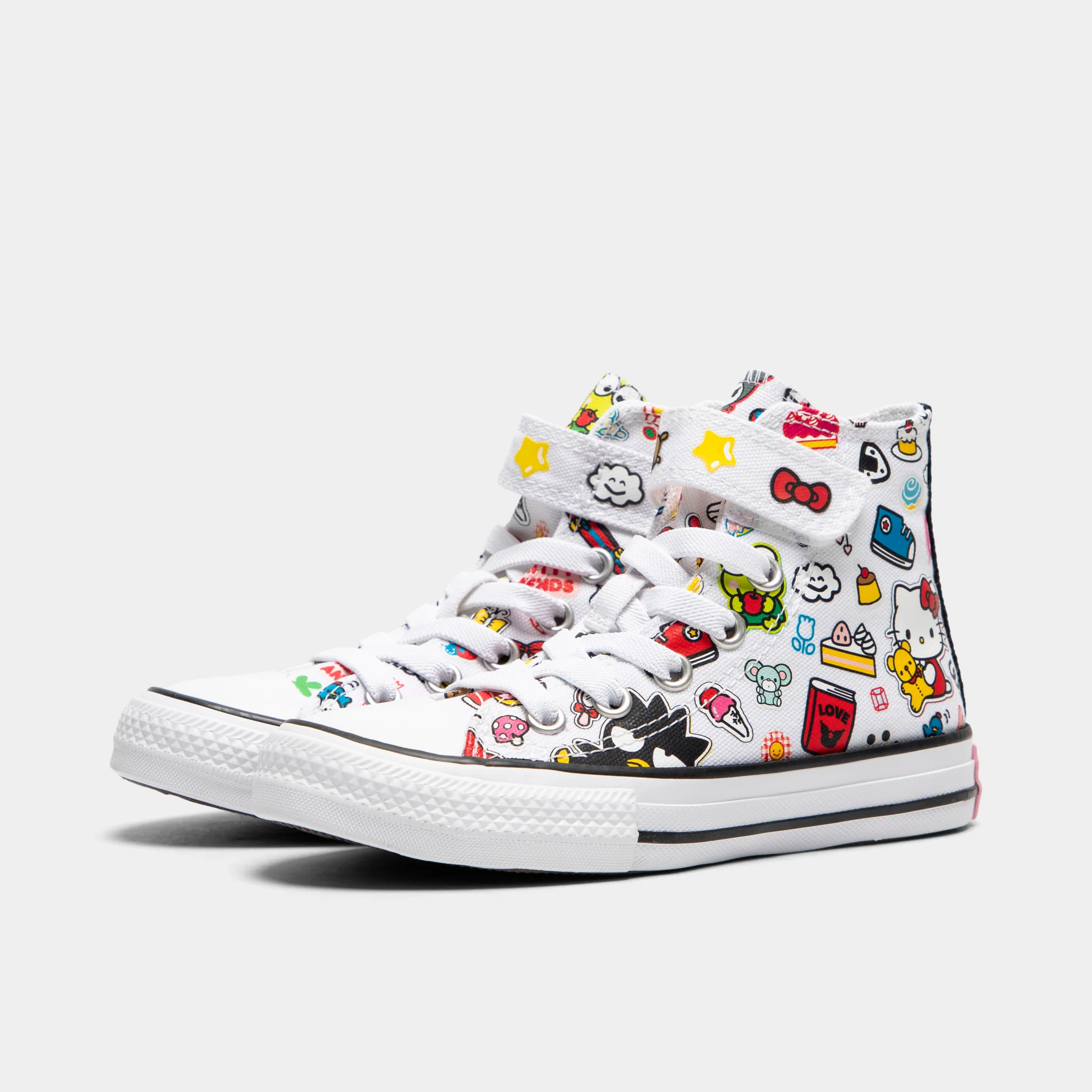 Converse Children's Chuck Taylor All Star Hello Kitty and Friends White / White - Black - Image 2
