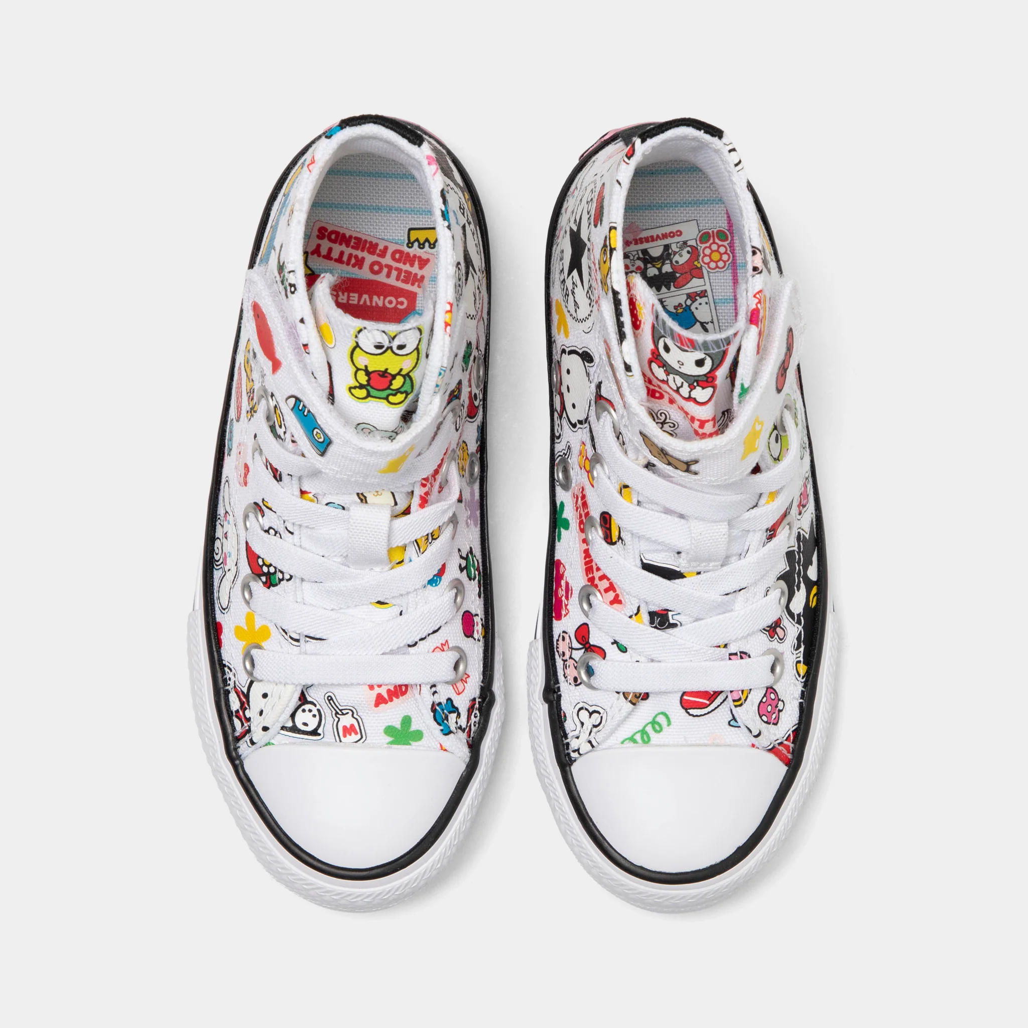Converse Children's Chuck Taylor All Star Hello Kitty and Friends White / White - Black - Image 5