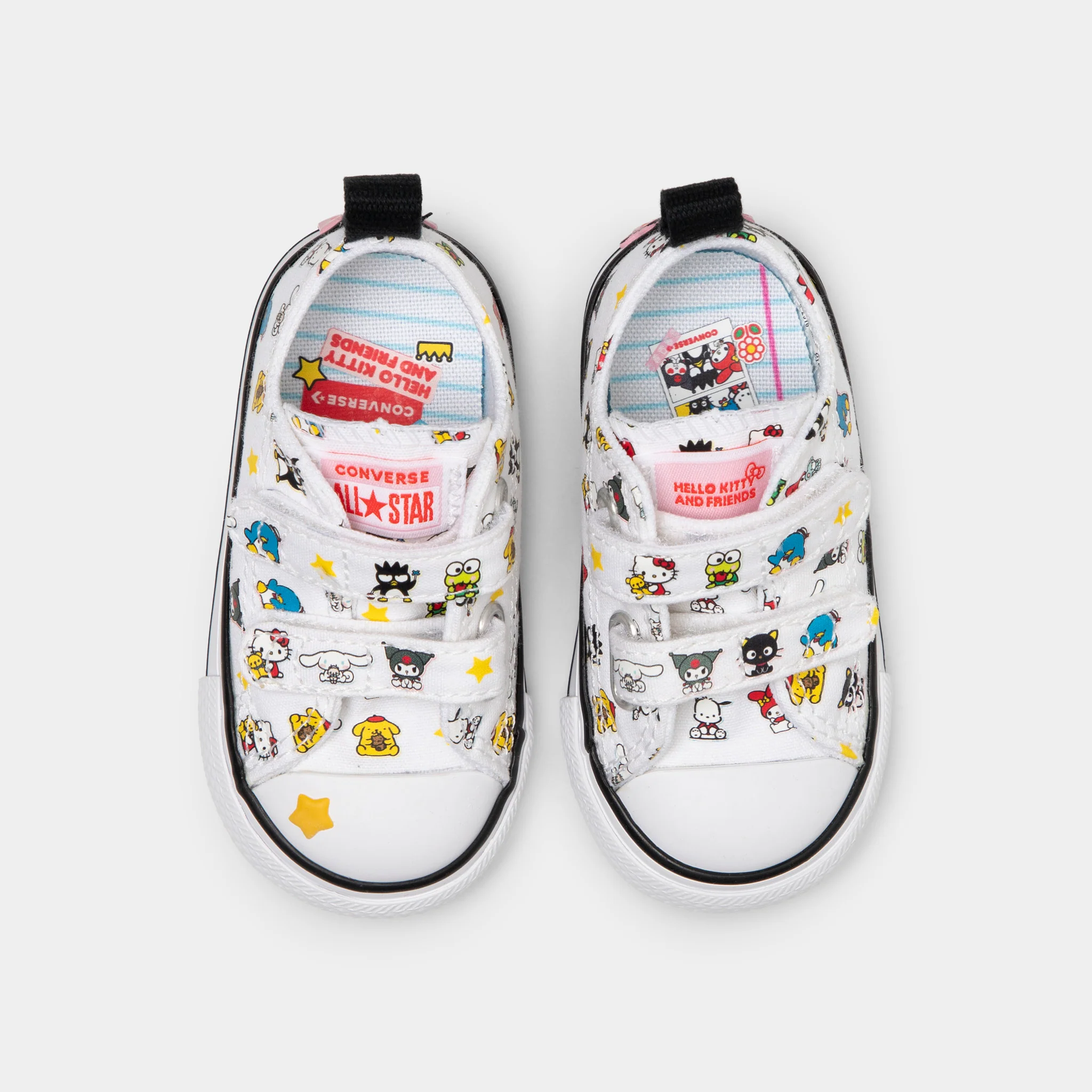 Converse Infants' Chuck Taylor All Star Hello Kitty and Friends White / Black - White - Image 5