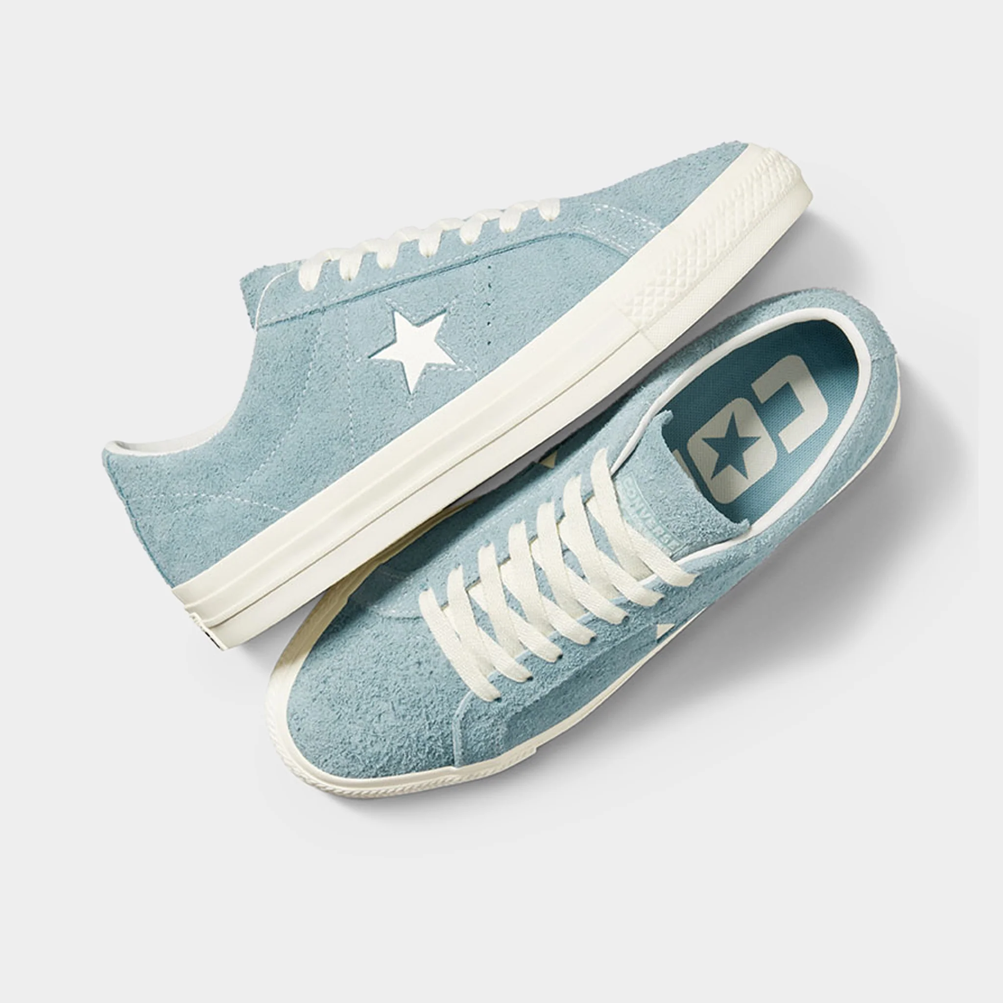 Converse One Star Pro Shaggy Suede Low Cocoon Blue - Image 5