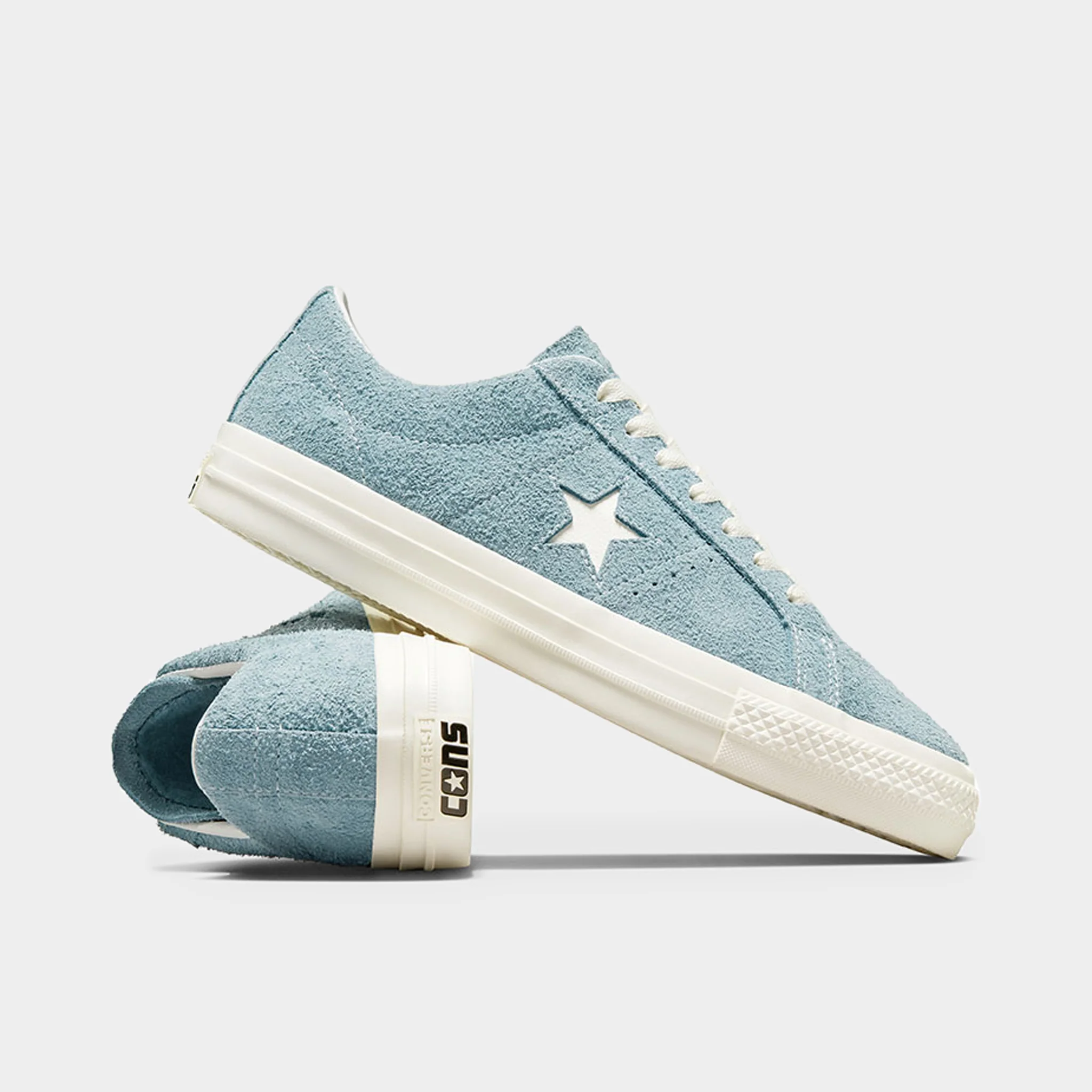 Converse One Star Pro Shaggy Suede Low Cocoon Blue - Image 6