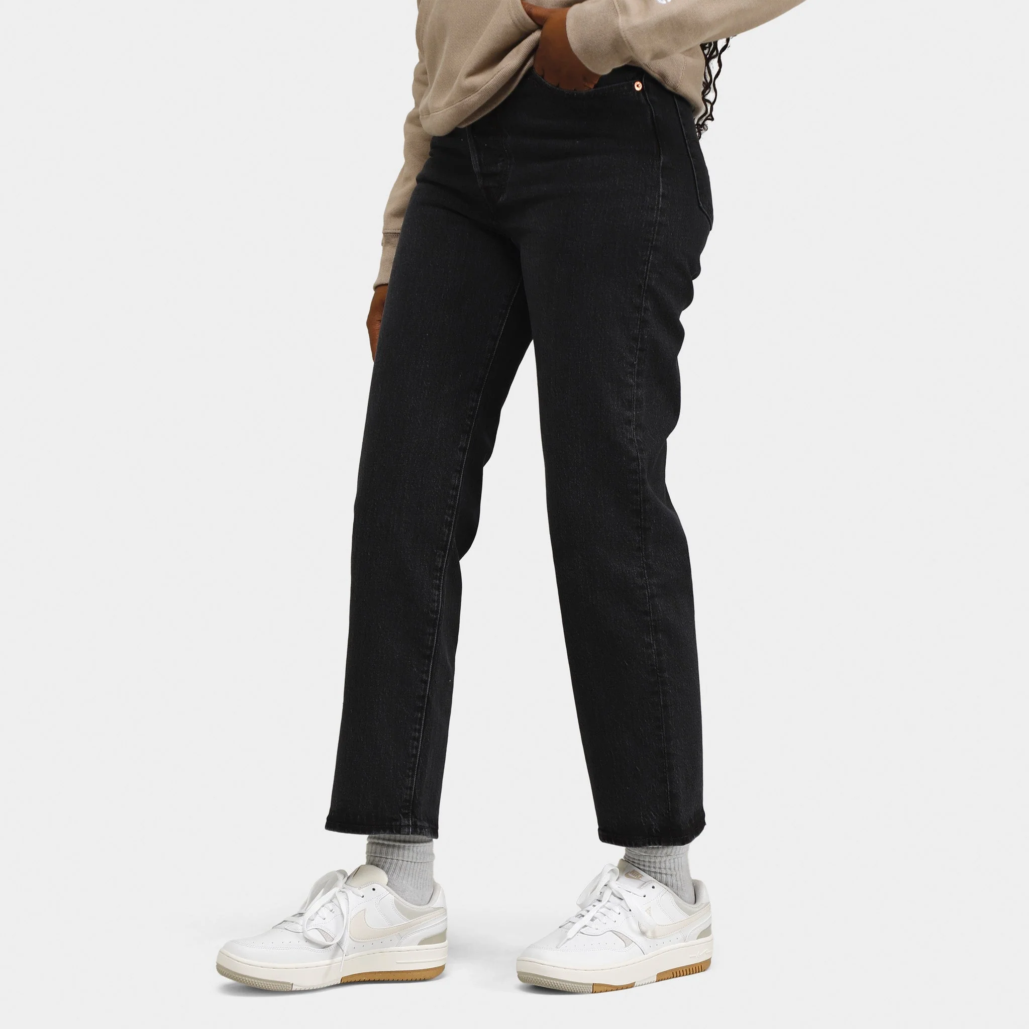 Levi's Women's Ribcage Straight Ankle Jeans / Feelin Cagey - Image 4