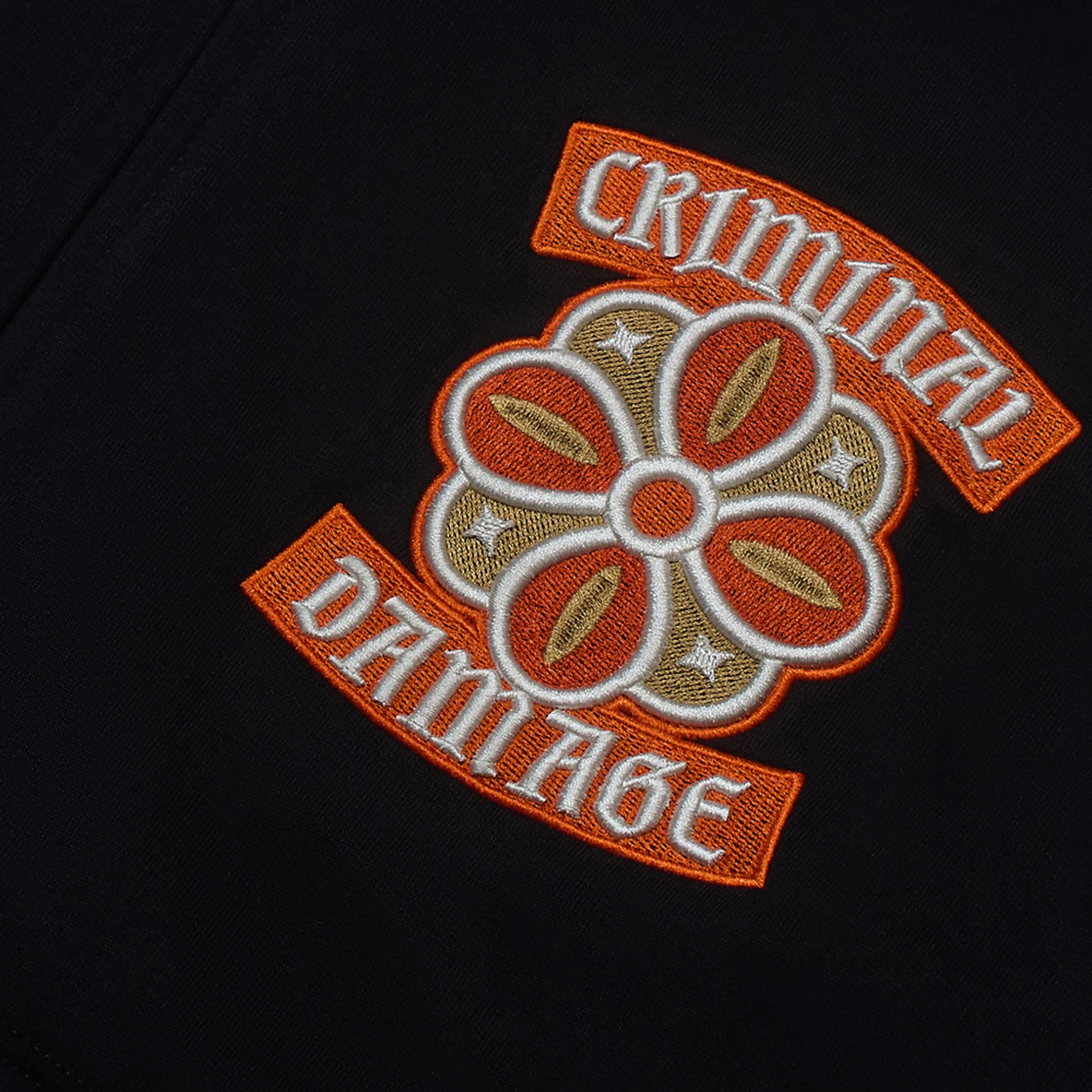 Criminal Damage Celtic Hoodie Black / Red - Image 3