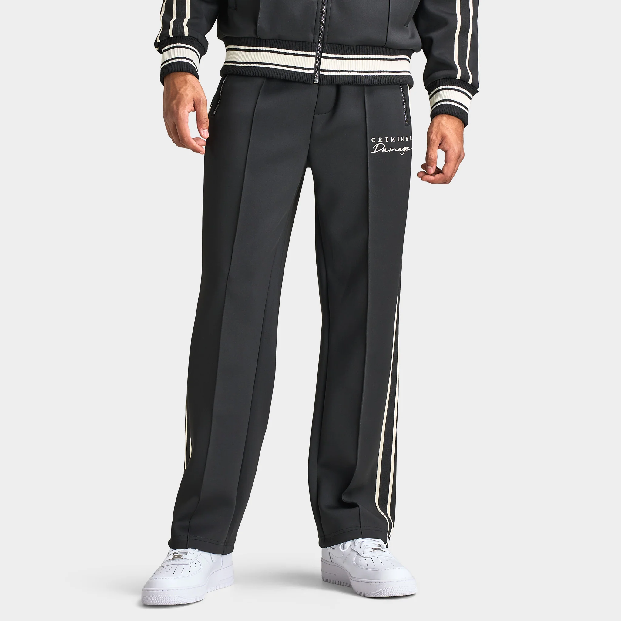 Criminal Damage Dragon Pant Black / Ecru - Image 4