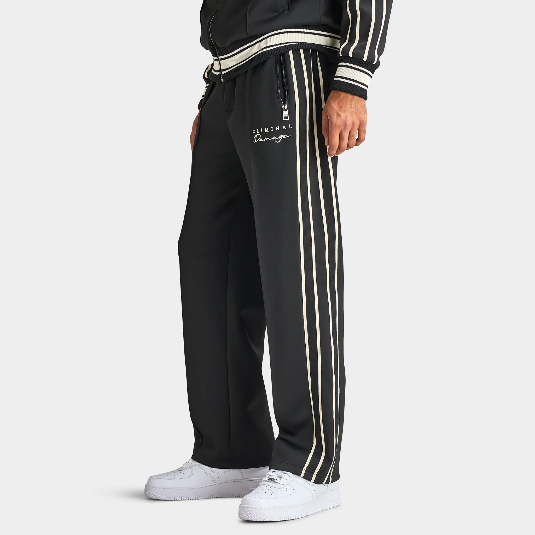 Criminal Damage Dragon Pant Black / Ecru - Image 5