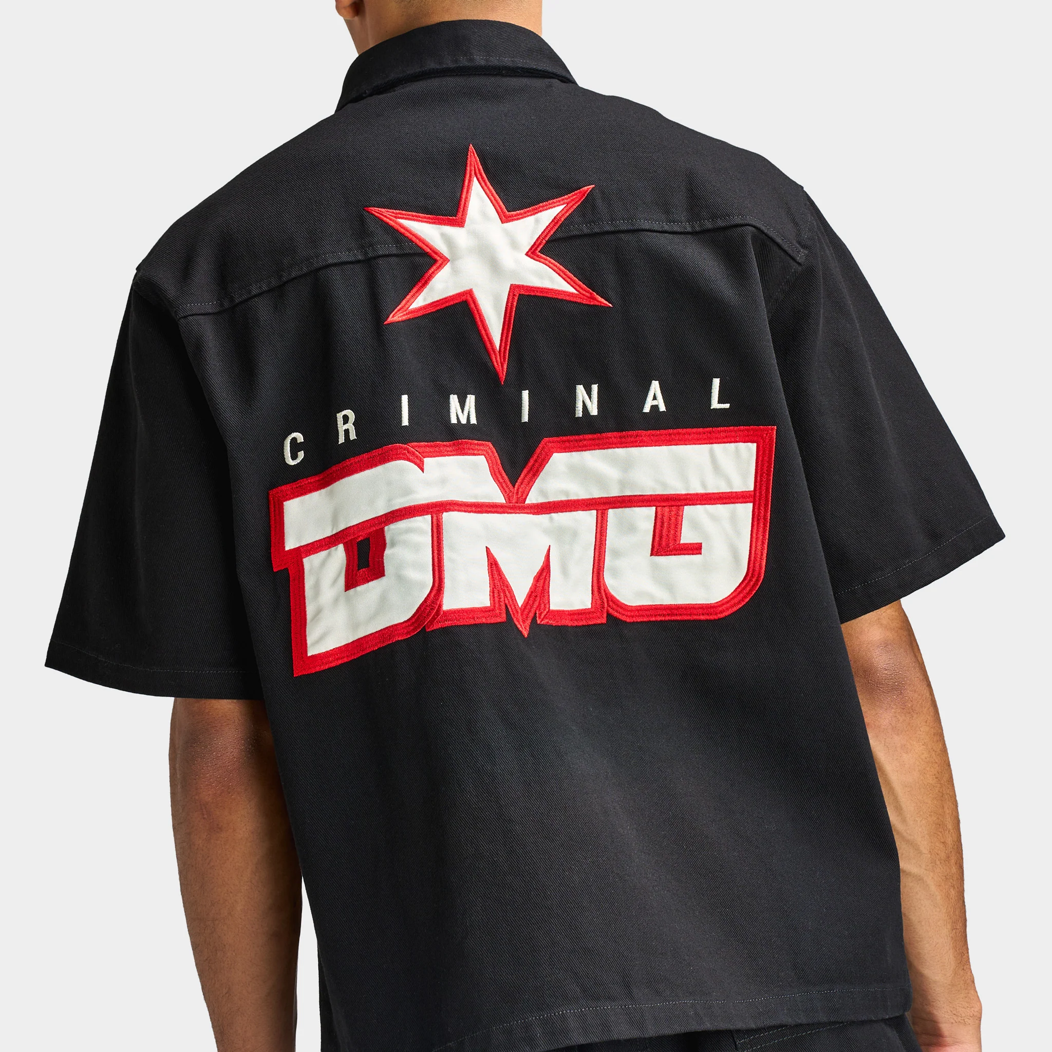 Criminal Damage Star Logo Shirt / Black - Image 6