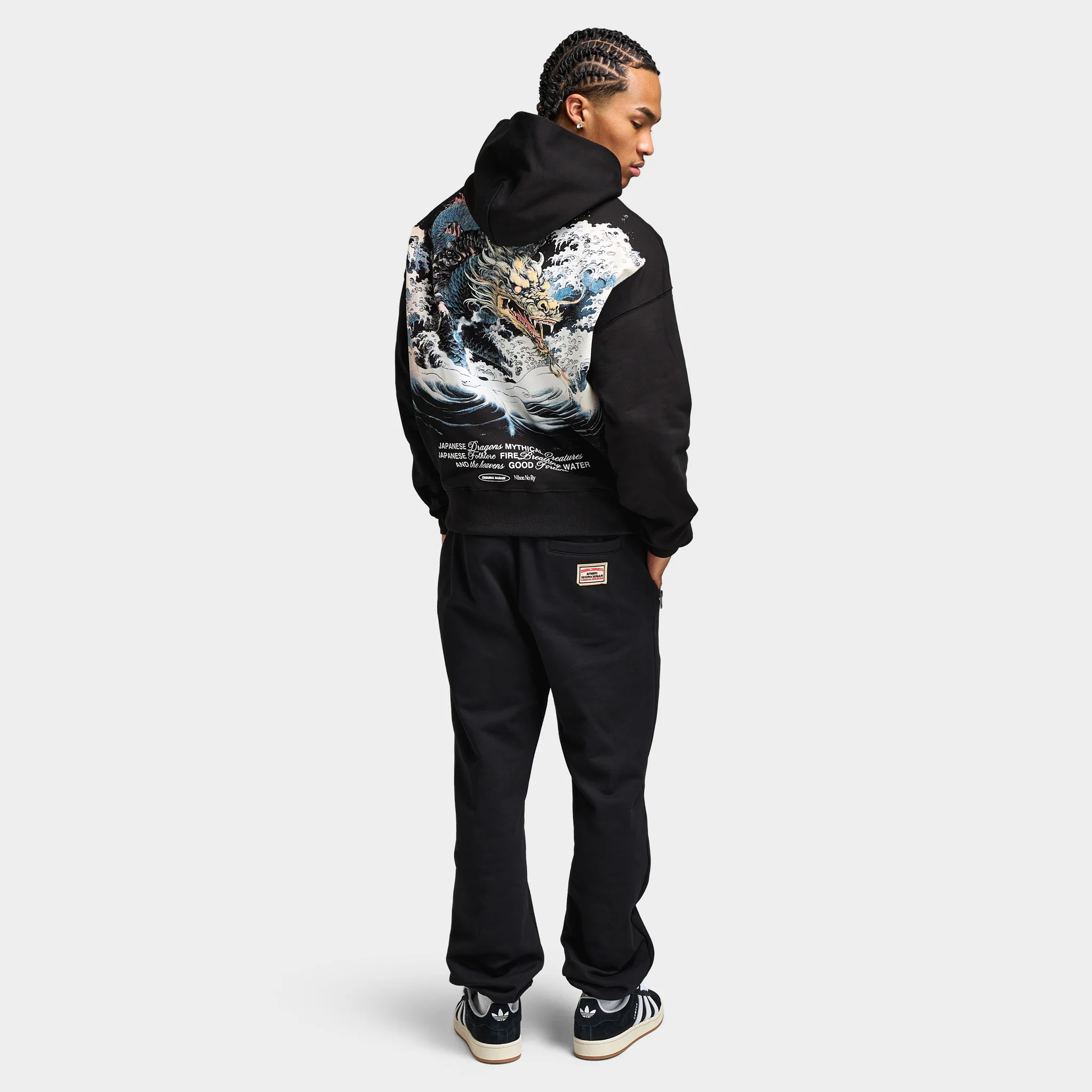 Criminal Damage Mythology Hoodie / Black - Image 5