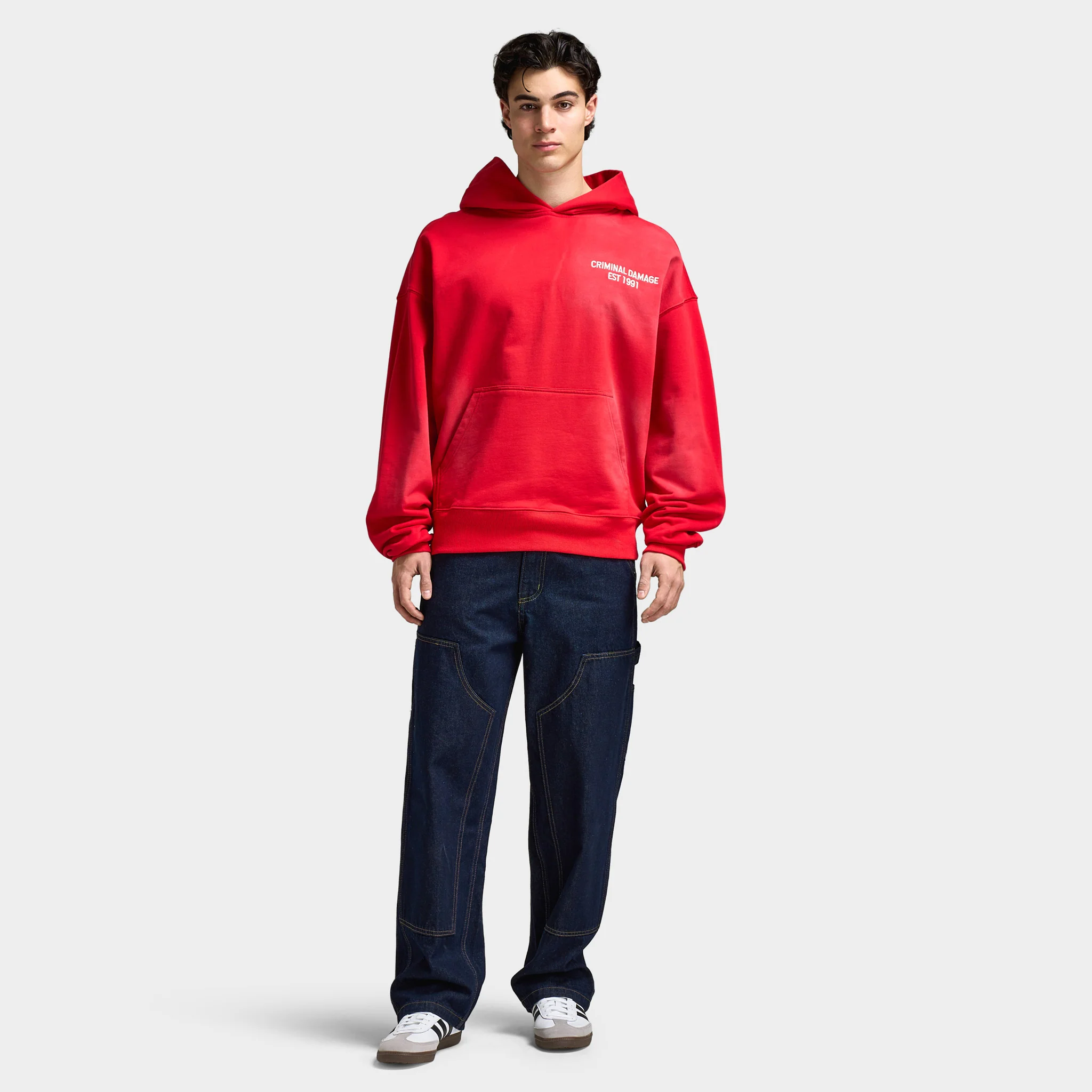 Criminal Damage Samurai Hoodie / Red - Image 6