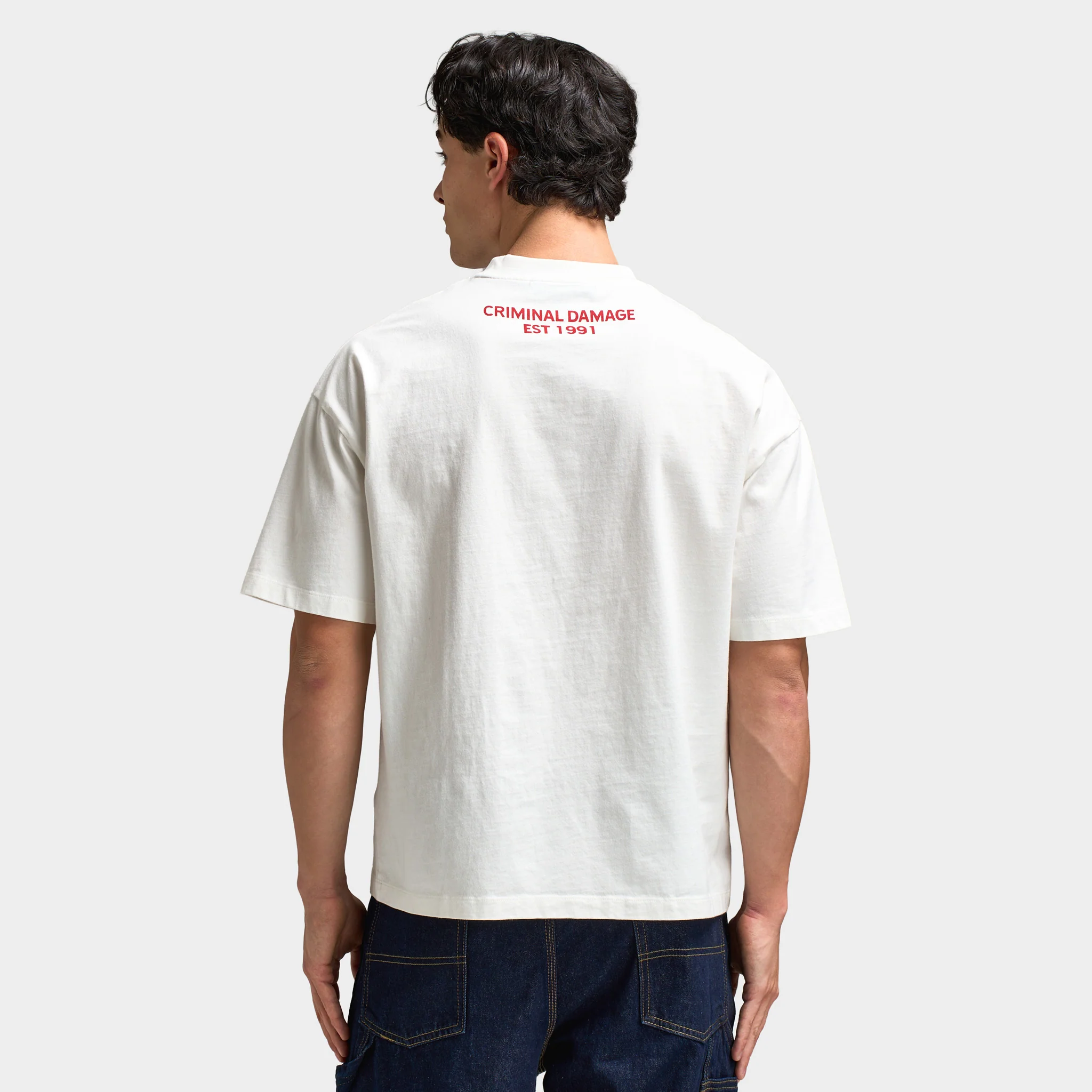 Criminal Damage Samurai T-shirt / Off- White - Image 2