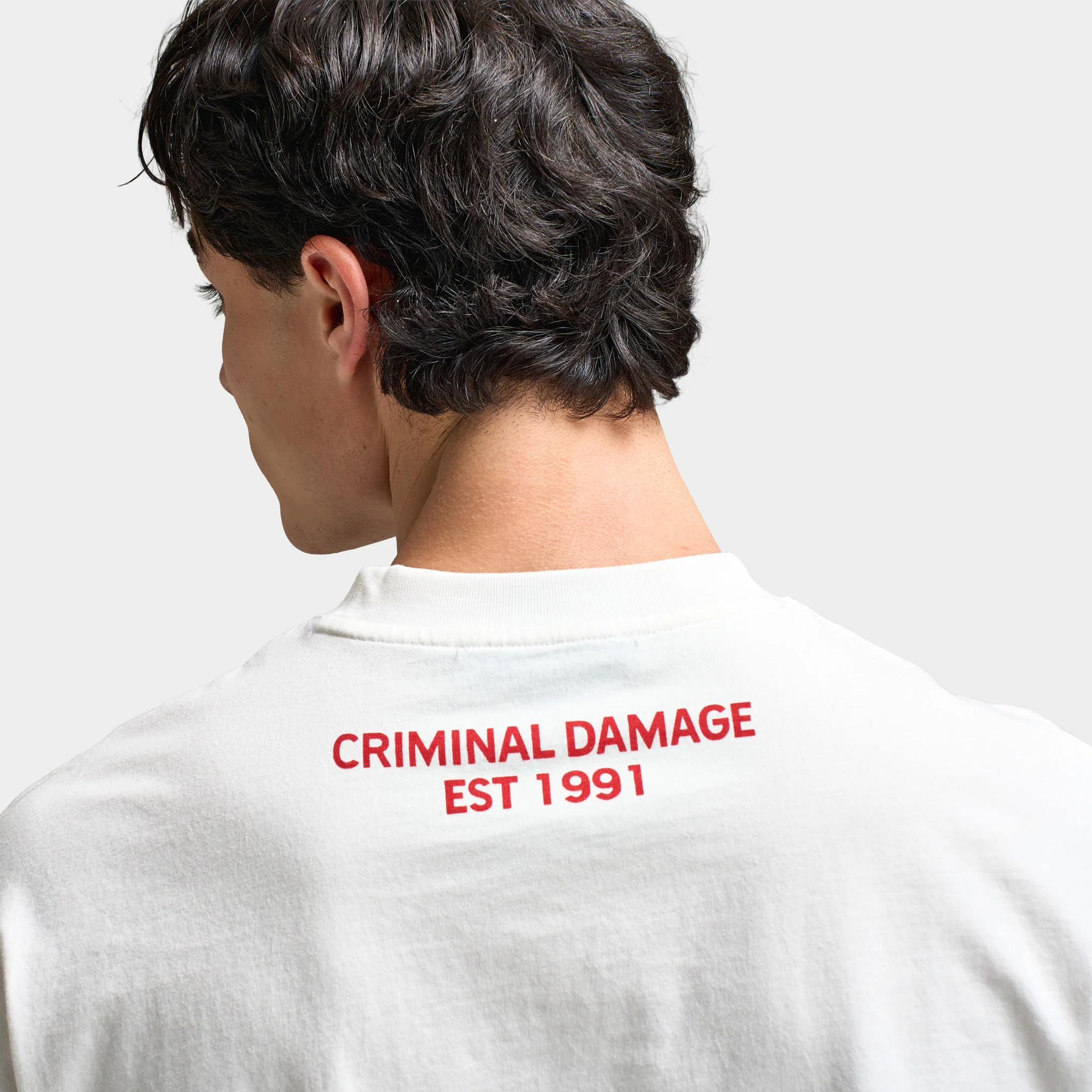 Criminal Damage Samurai T-shirt / Off- White - Image 4